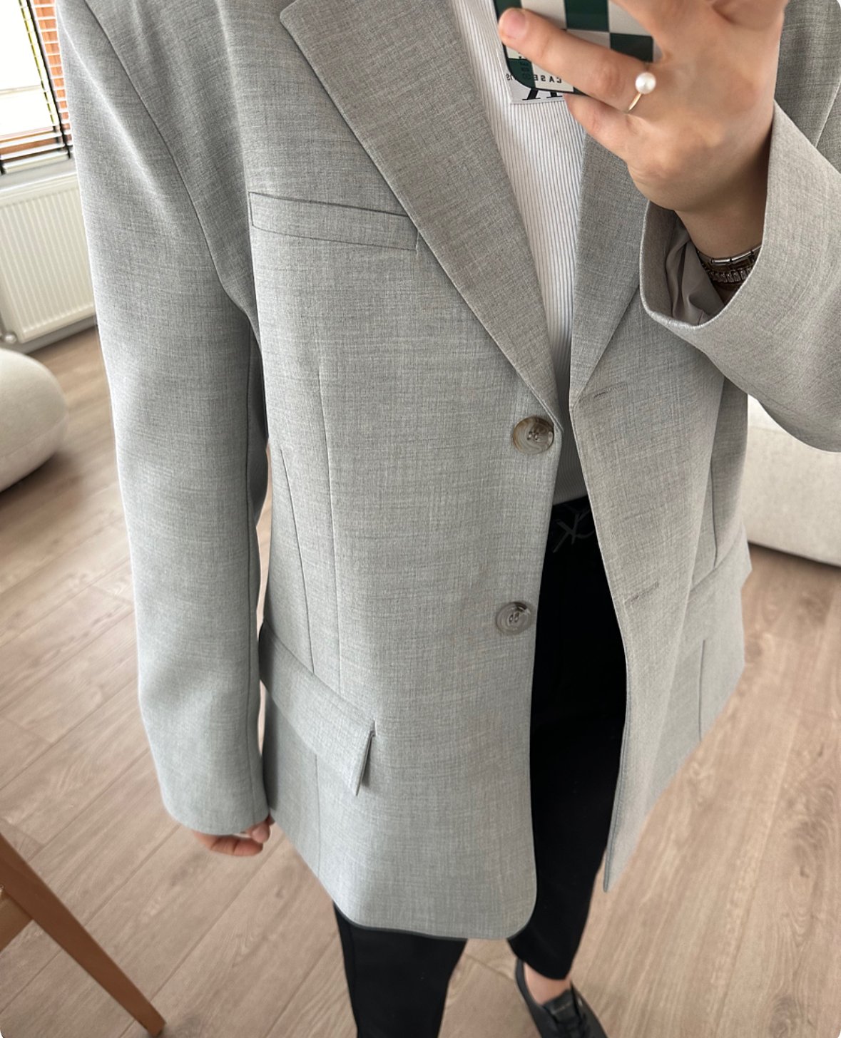 Oversize Premium Blazer A.Gri