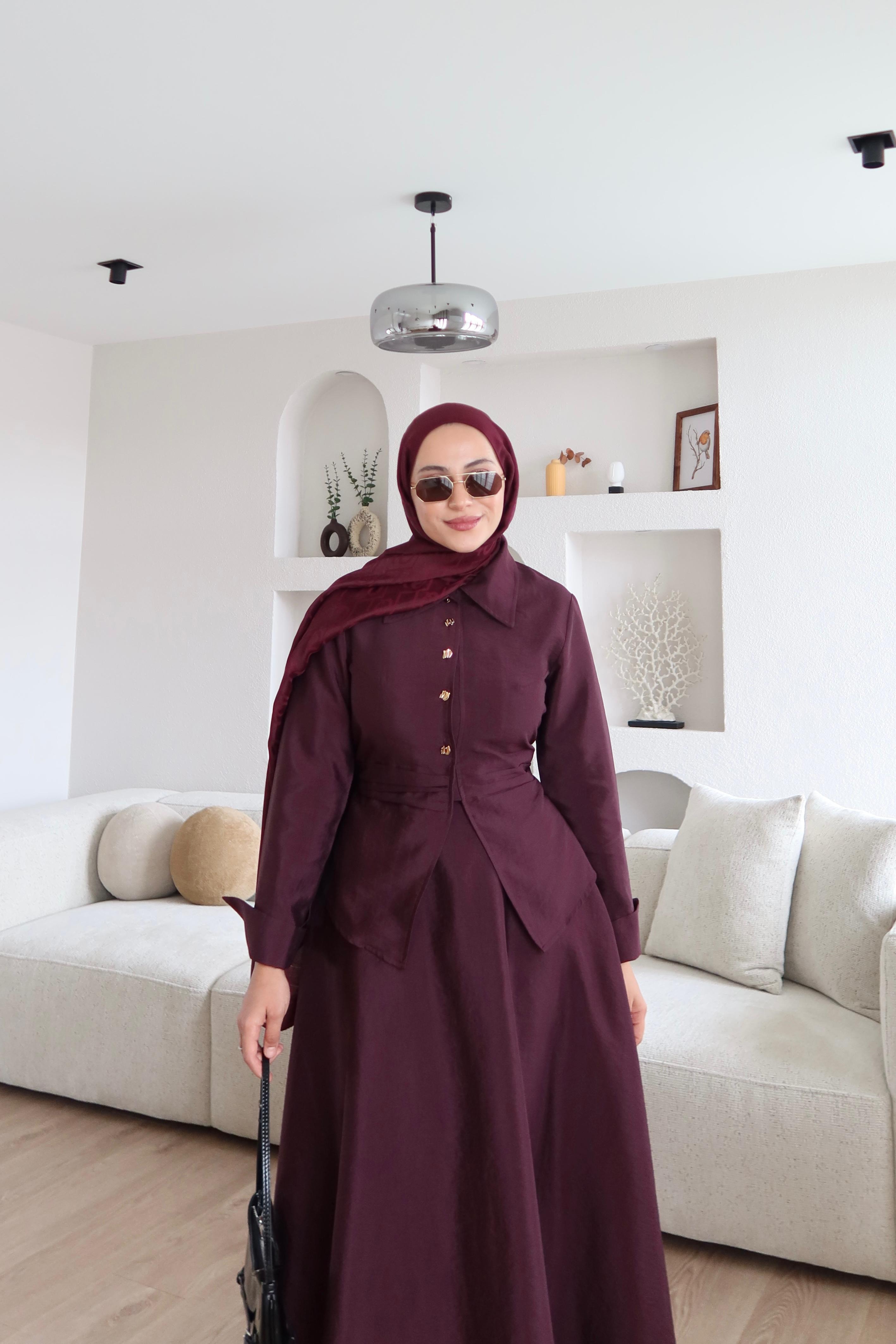 Bella Etek Takım Bordo