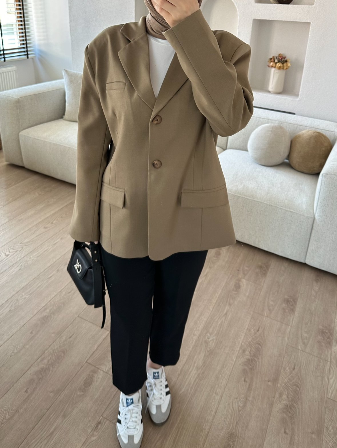 Oversize Premium Blazer Camel 