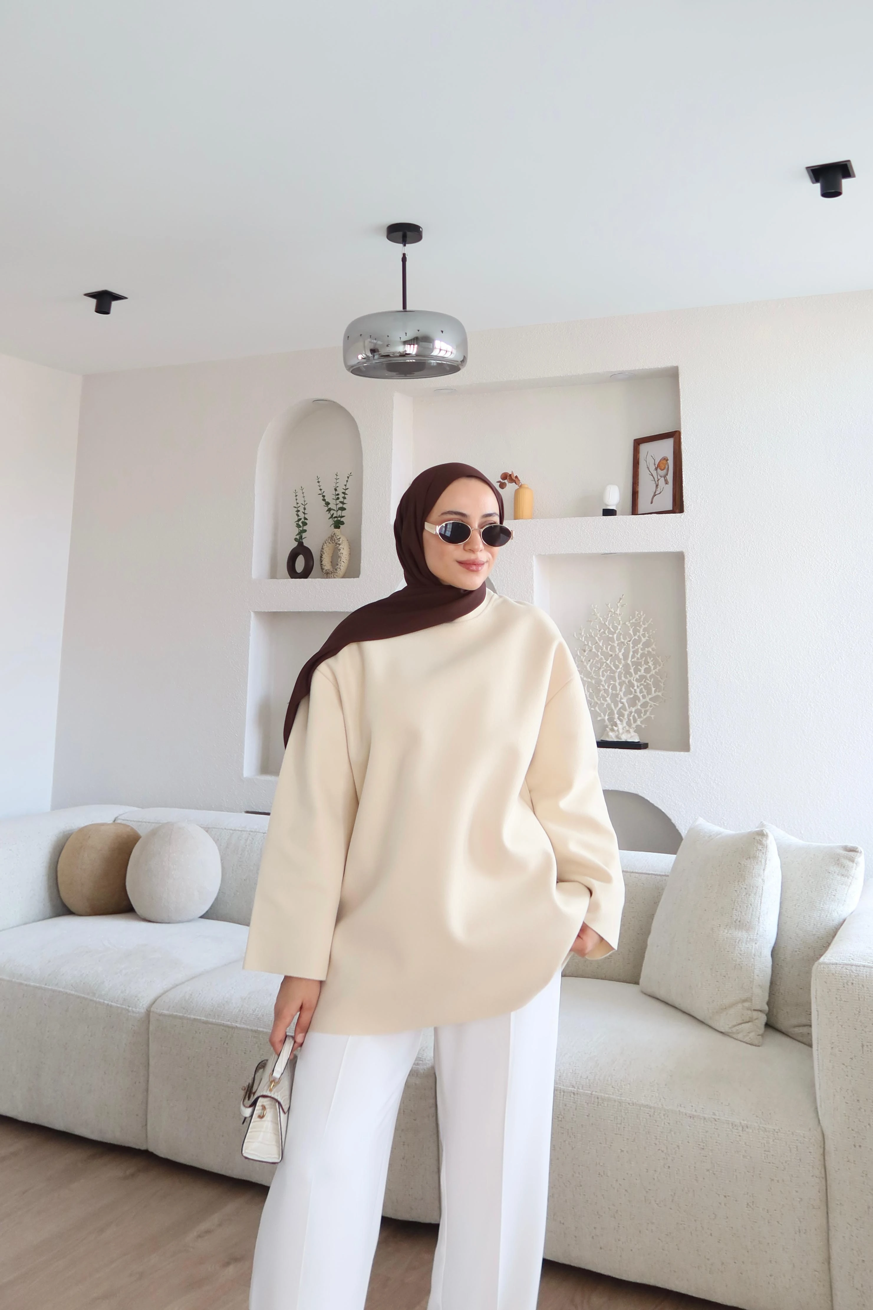 Wool-Texture Sweater – Vanilla