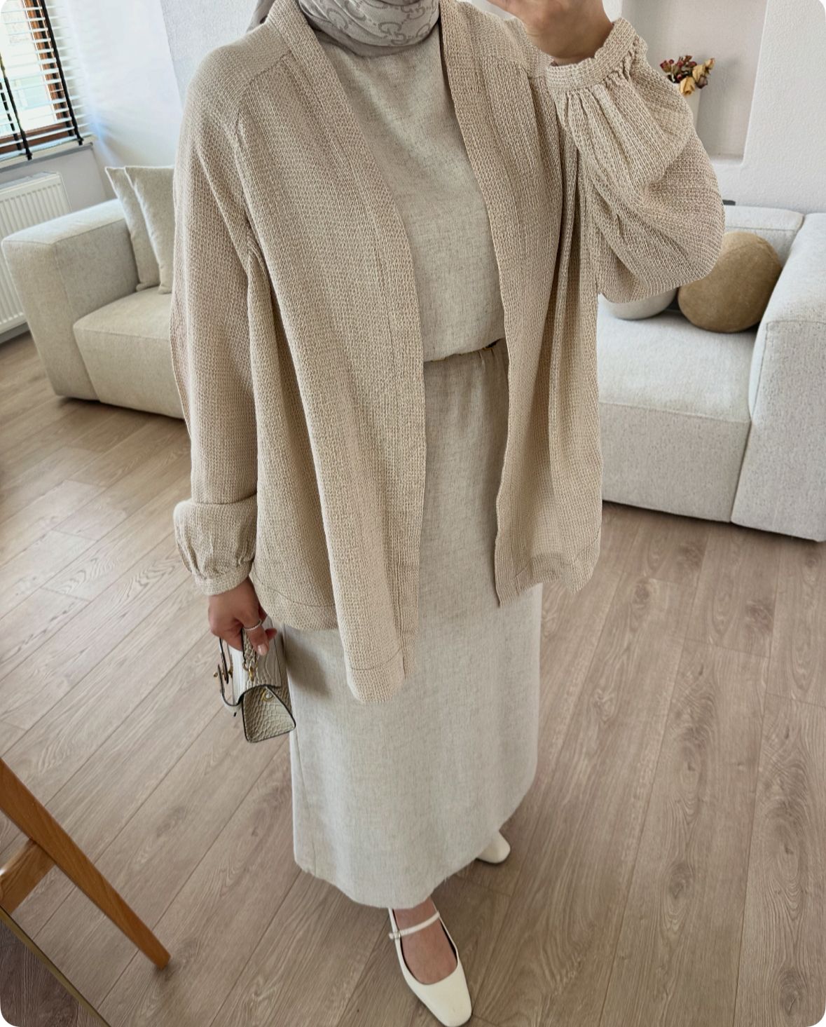 Natural Kimono Bej