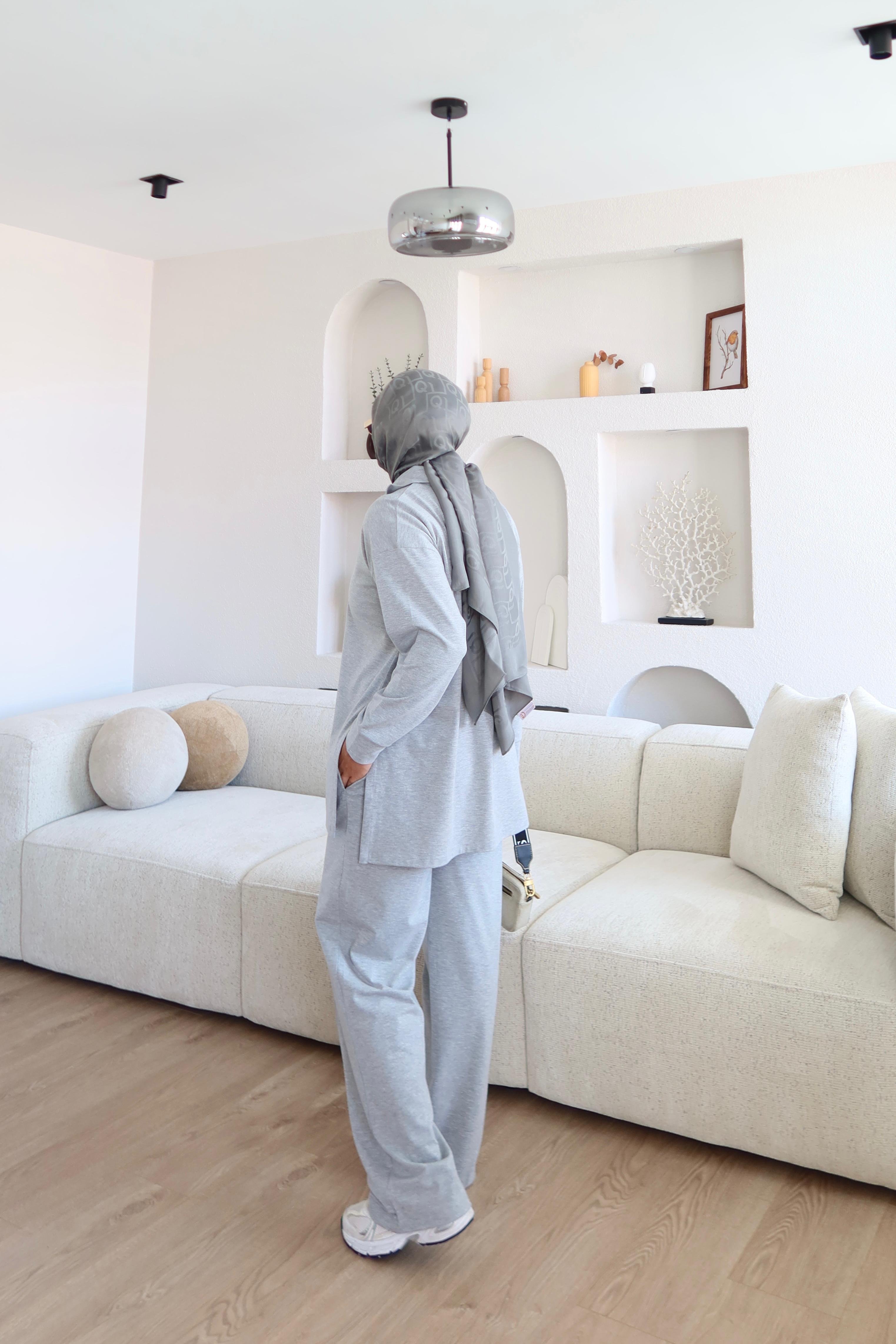 Fermuarlı Basic Takım A. Gri (Ön Sipariş)