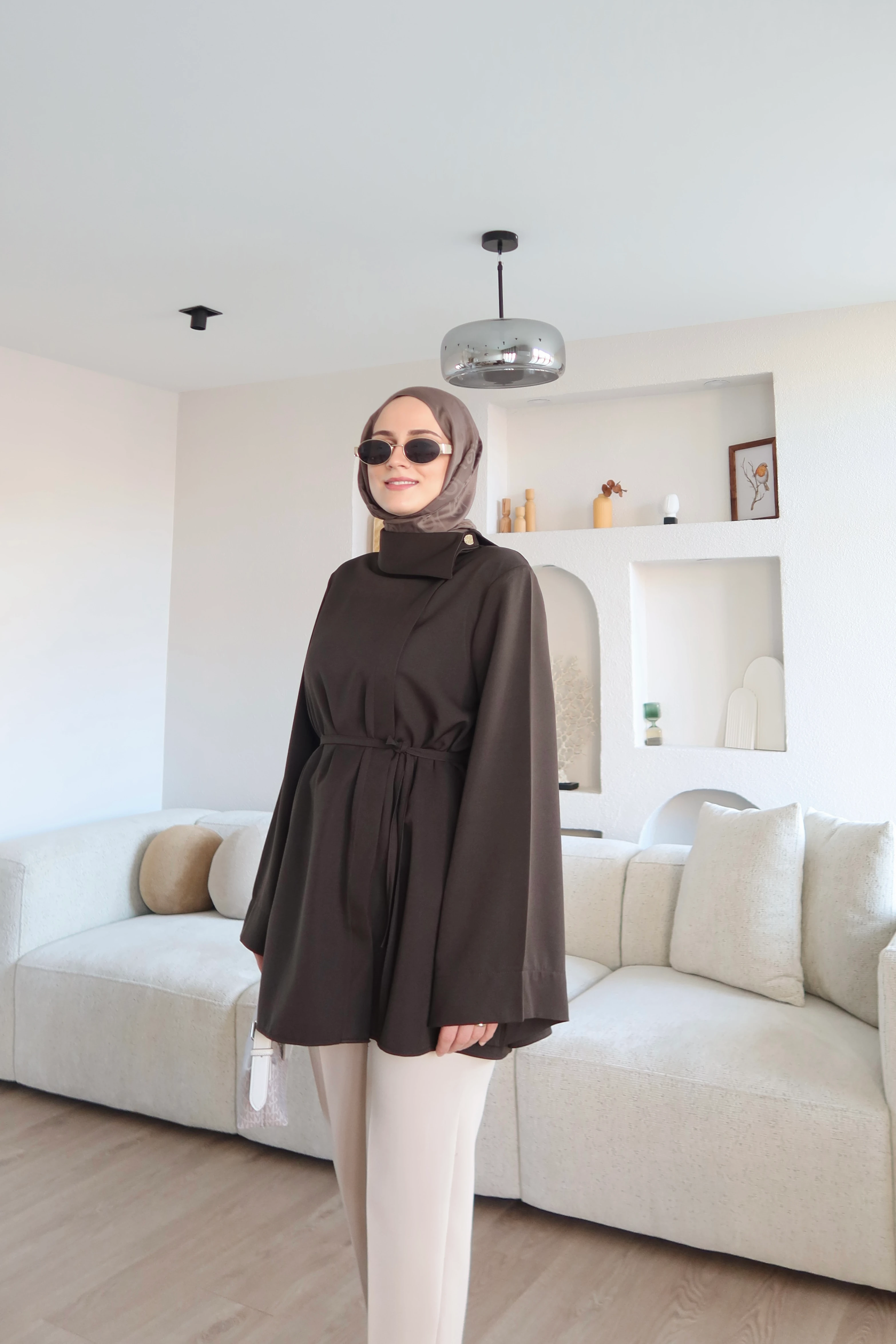 Dora Padded Jacket-Bitter Brown