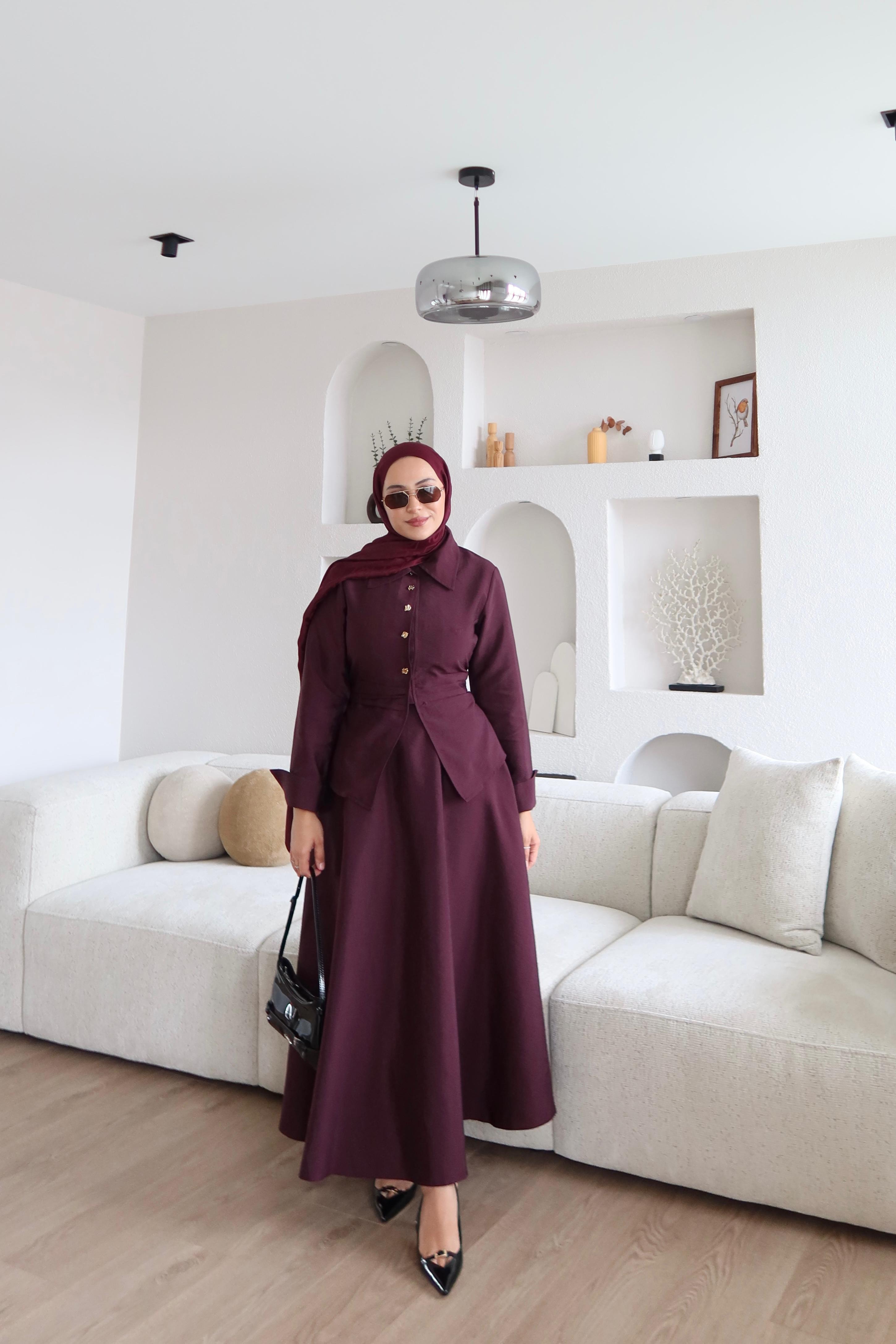 Bella Etek Takım Bordo
