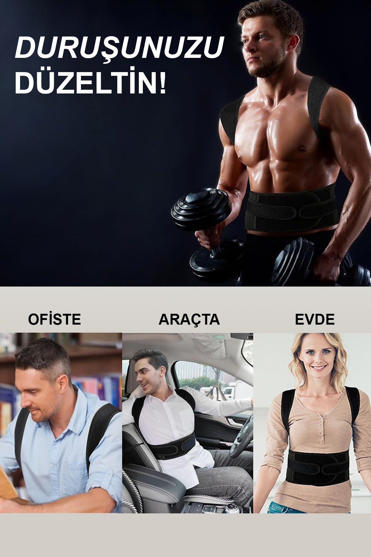 Çift Balenli Sırt Korsesi 