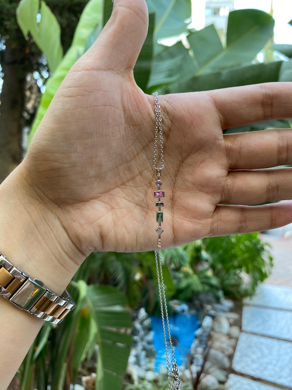 Altın Kaplama Silver Kolye