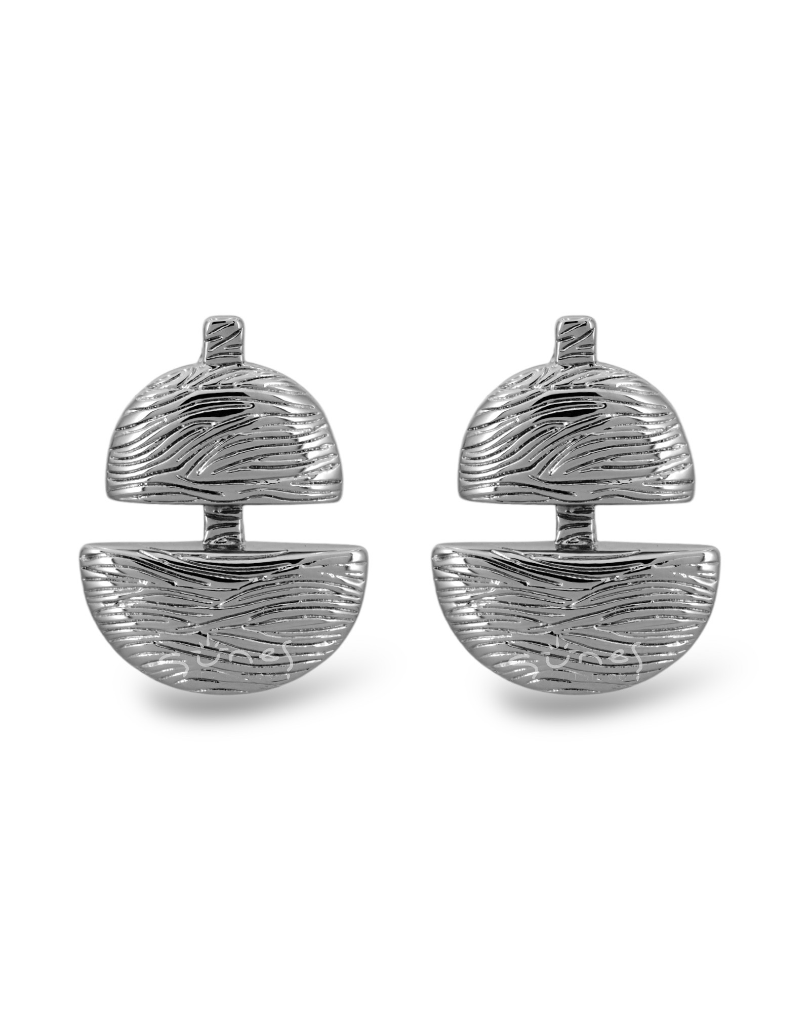 Çelik Silver Tasarım Küpe