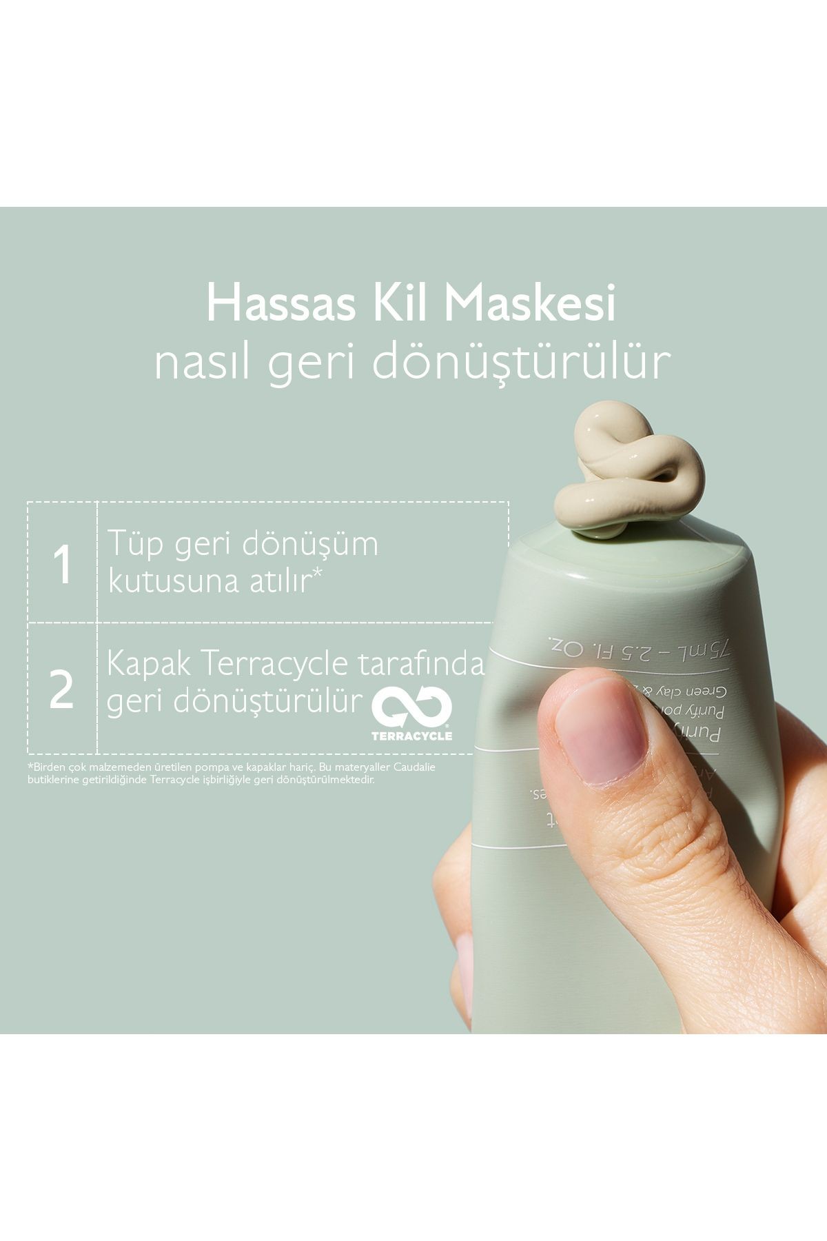 CAUDALİE Vinopure Hassas Kil Maskesi 75 ml