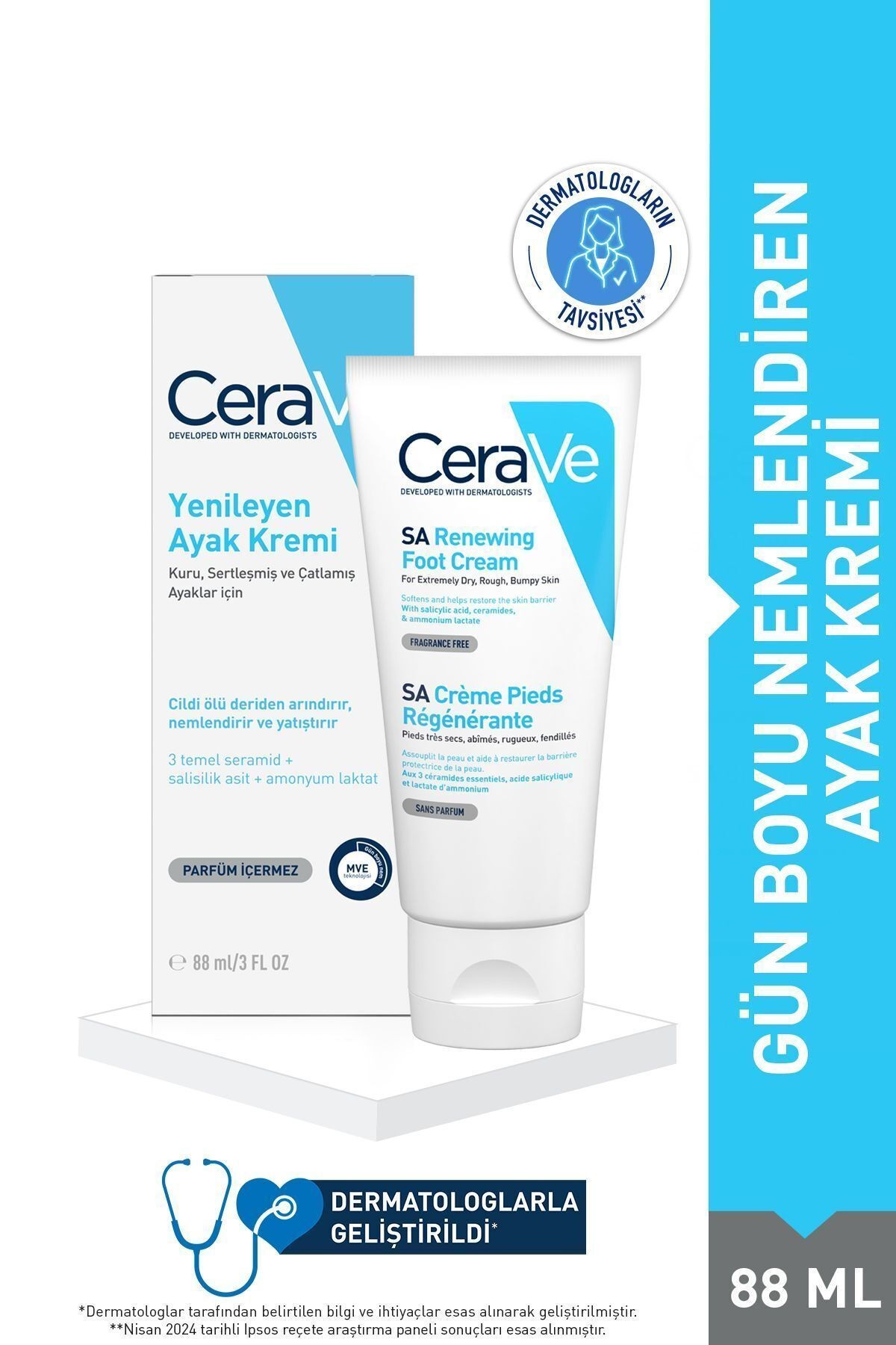 CERAVE Yenileyici Ayak Kremi 88 ml