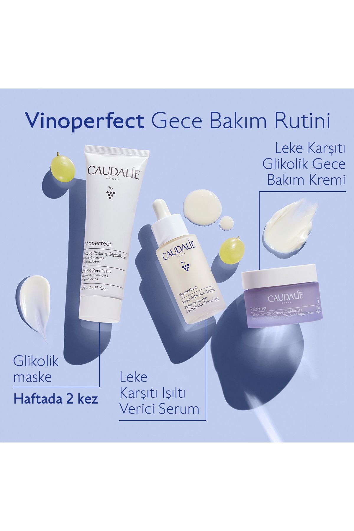 CAUDALİE Vinoperfect Glikolik Maske 75 ml