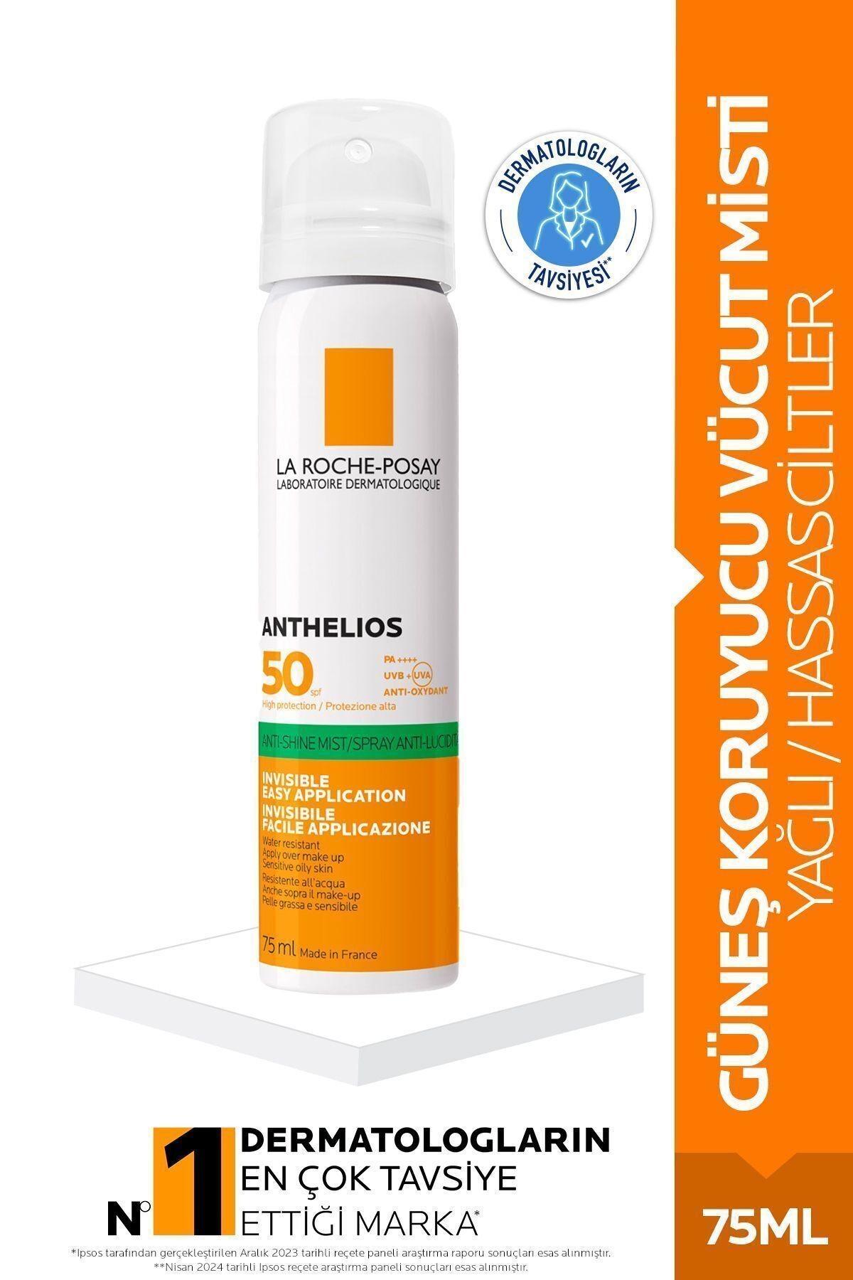 LA ROCHE POSAY Anthelios Parlama Karşıtı SPF50+ Mist 75 ml