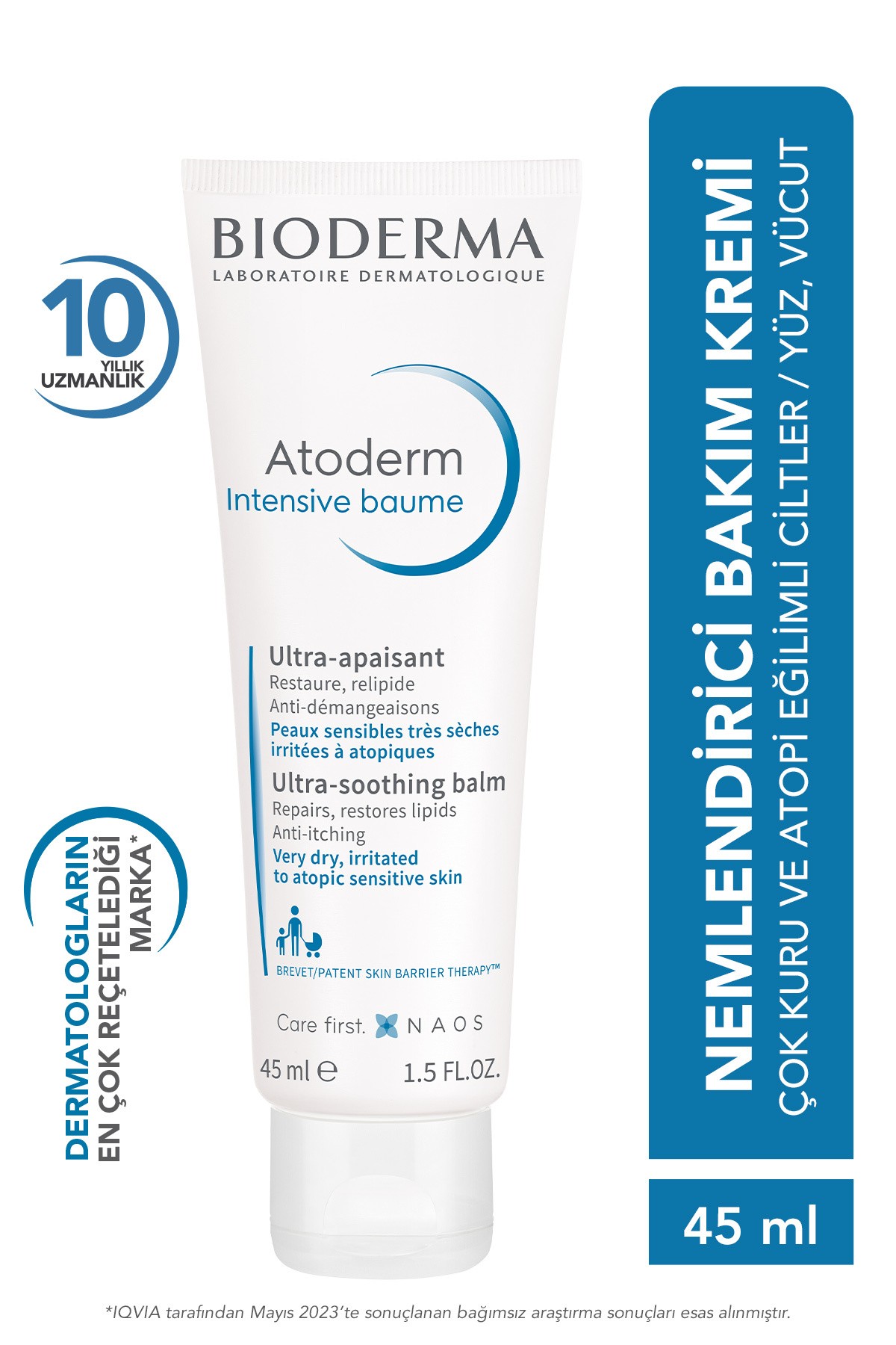 BIODERMA Atoderm Intensive Balm Nemlendirici ve Onarıcı Krem 45 ml