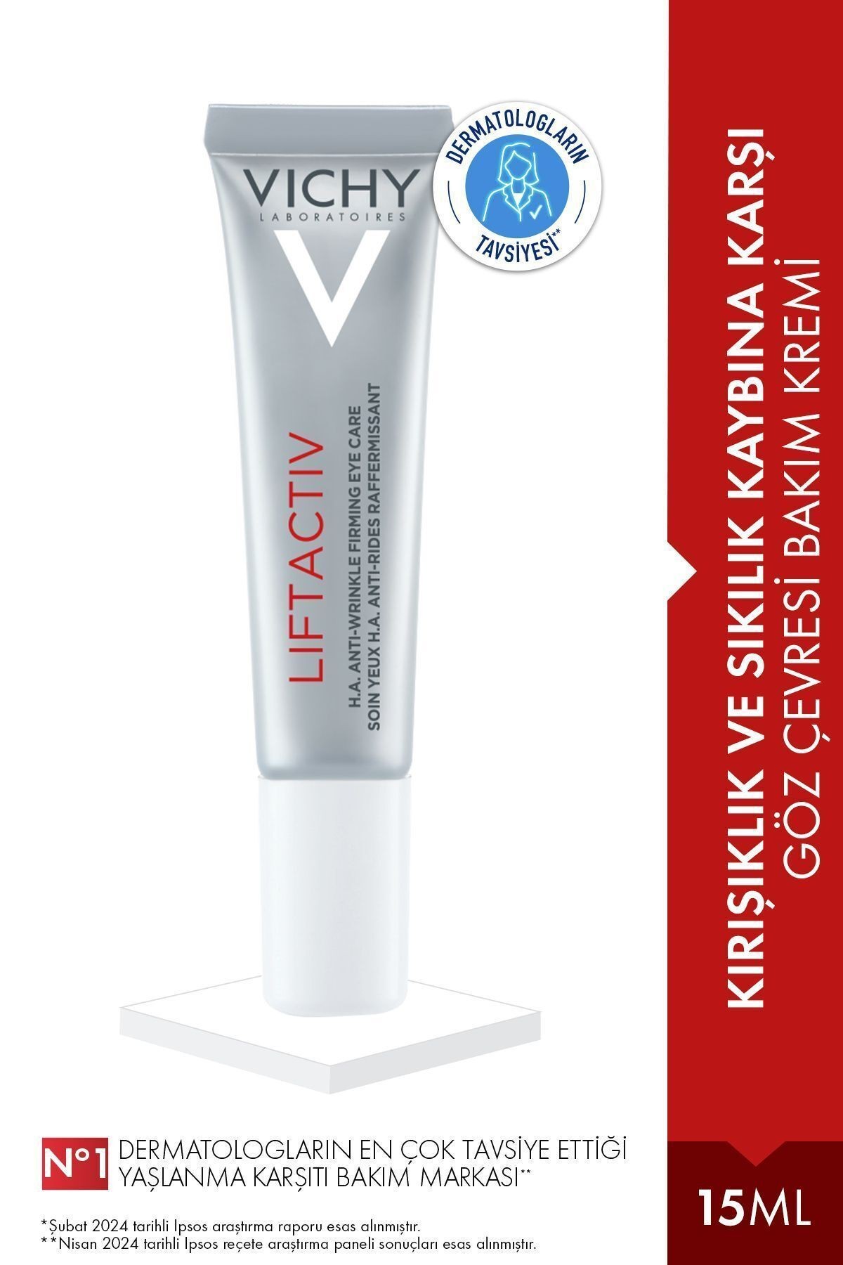 VICHY Liftactiv Kırışıklık Karşıtı Göz Bakım Kremi 15ml