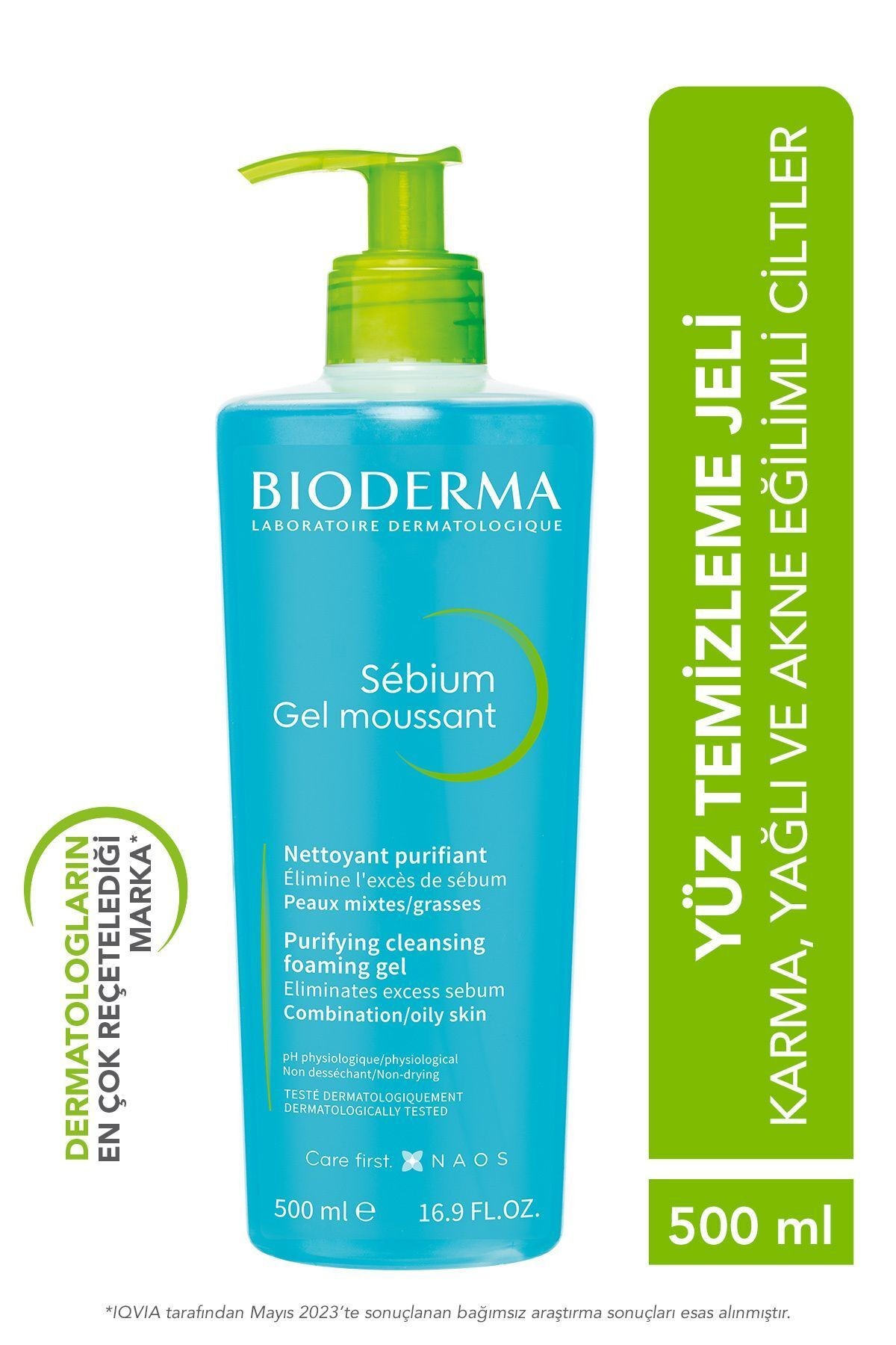 BİODERMA Sebium Karma Ve Yağlı Ciltler Için Yıkama Jeli 500ml