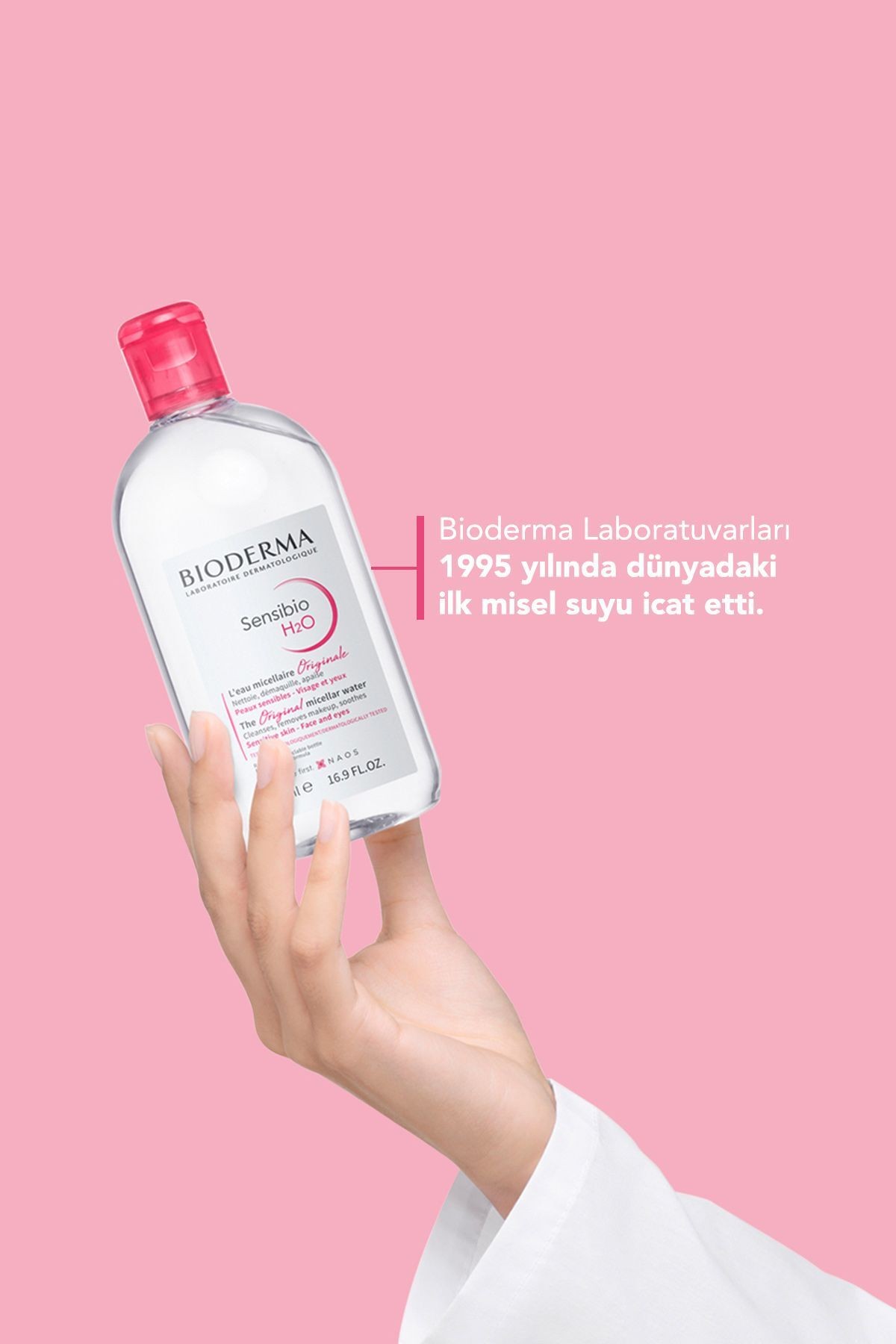 BİODERMA Sensibio H2O Micellar Makyaj Temizleme Suyu Hassas ve Normal Ciltler 500 ml