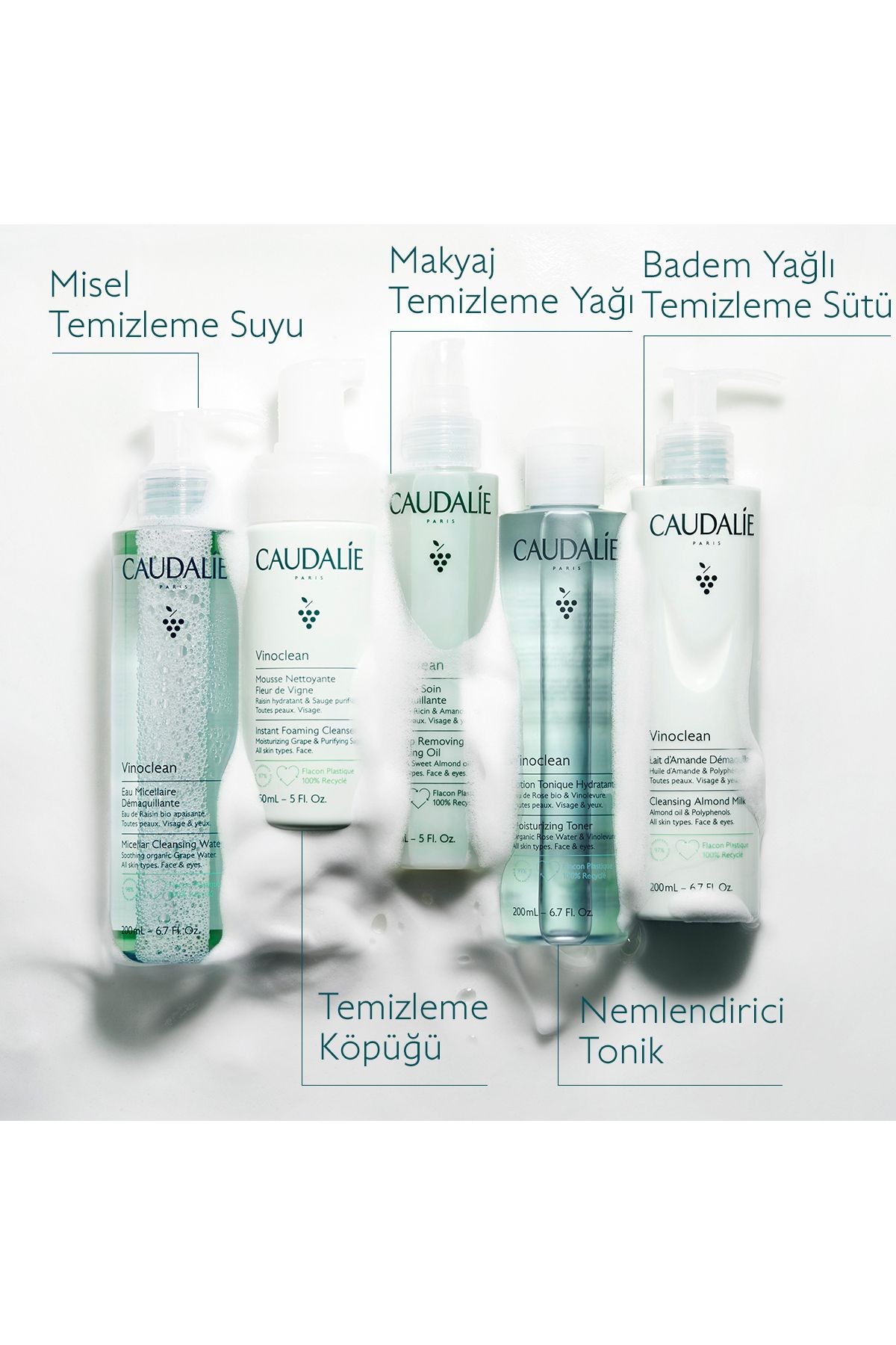 CAUDALİE Vinoclean Nemlendirici Tonik 200 ml