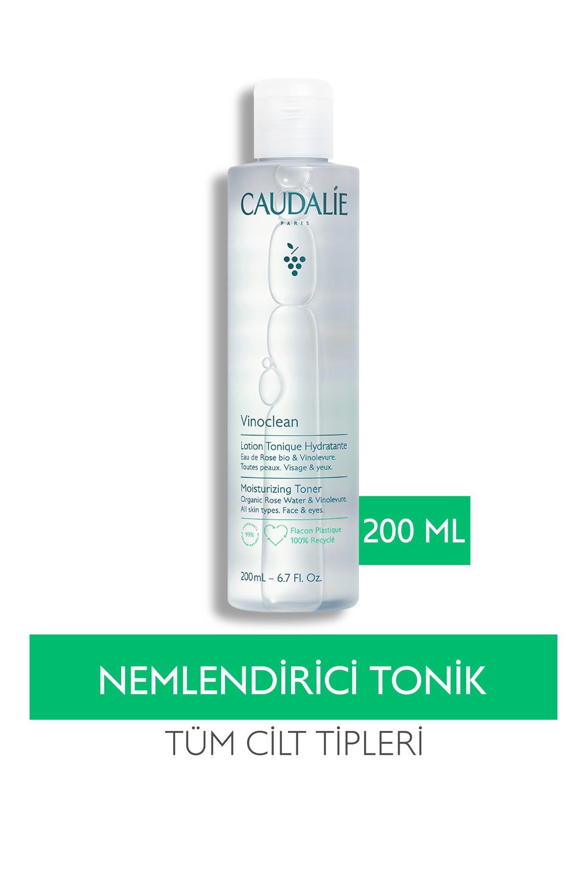 CAUDALİE Vinoclean Nemlendirici Tonik 200 ml