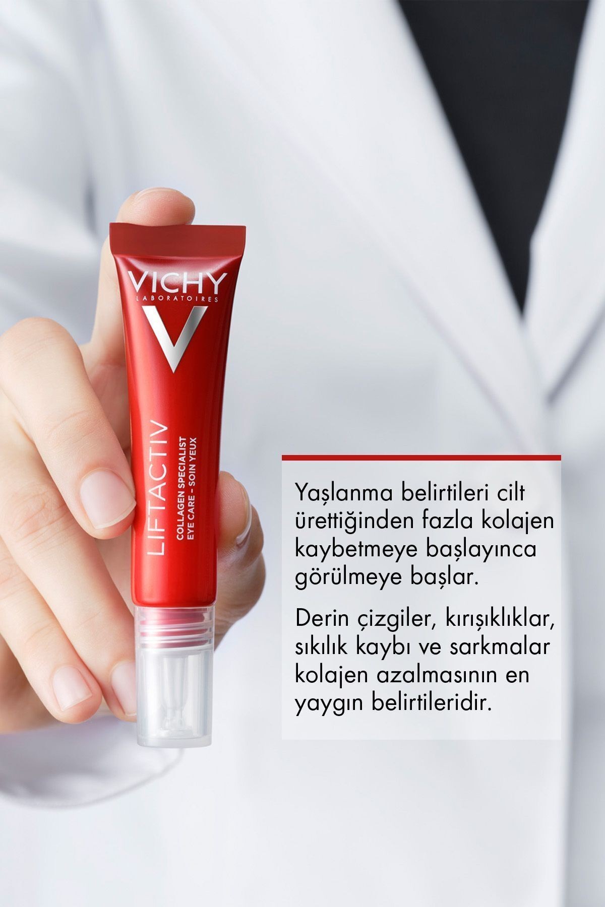 VICHY Liftactiv Collagen Specialist Yaşlanma Belirtilerine Karşı Göz Bakım Kremi