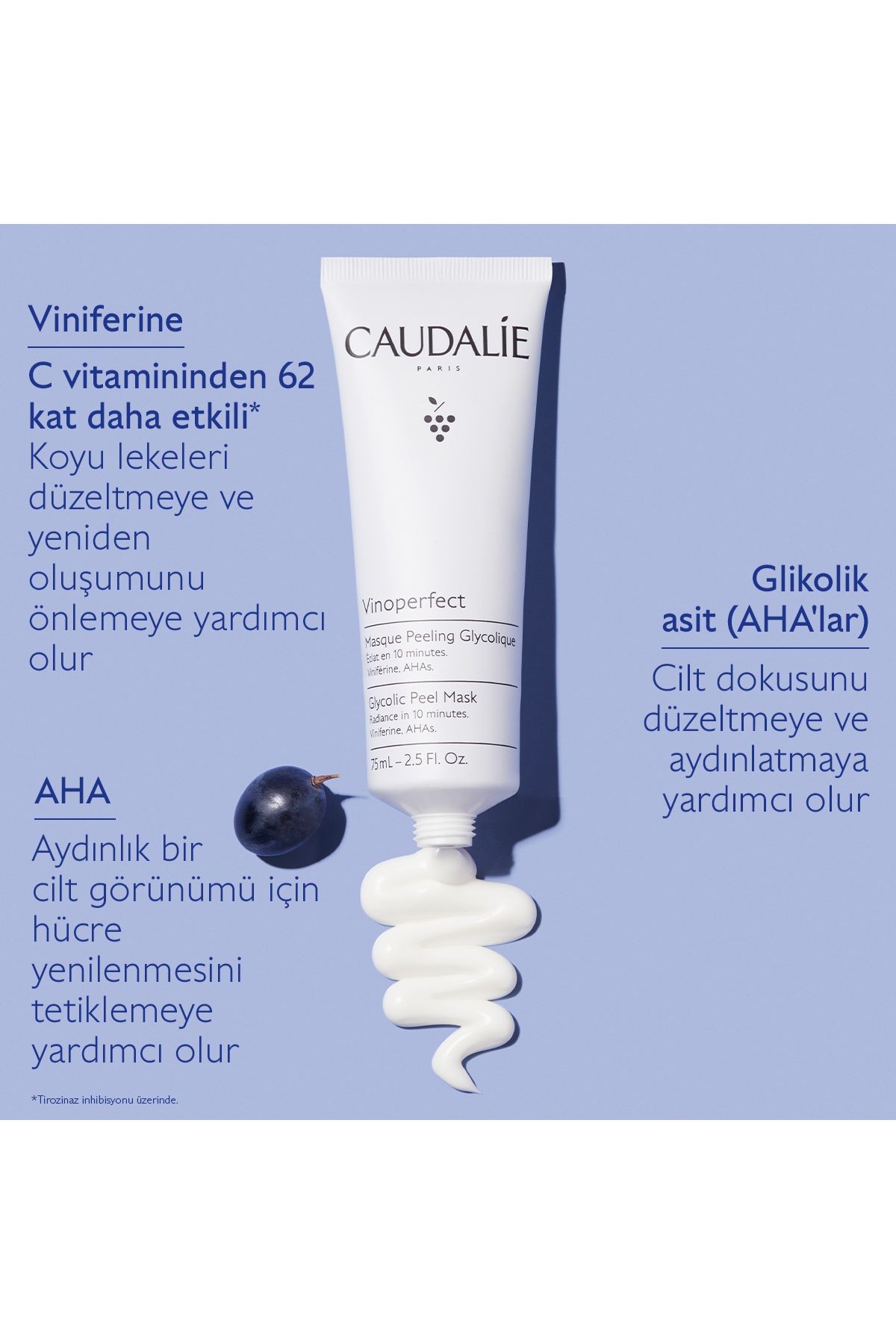 CAUDALİE Vinoperfect Glikolik Maske 75 ml