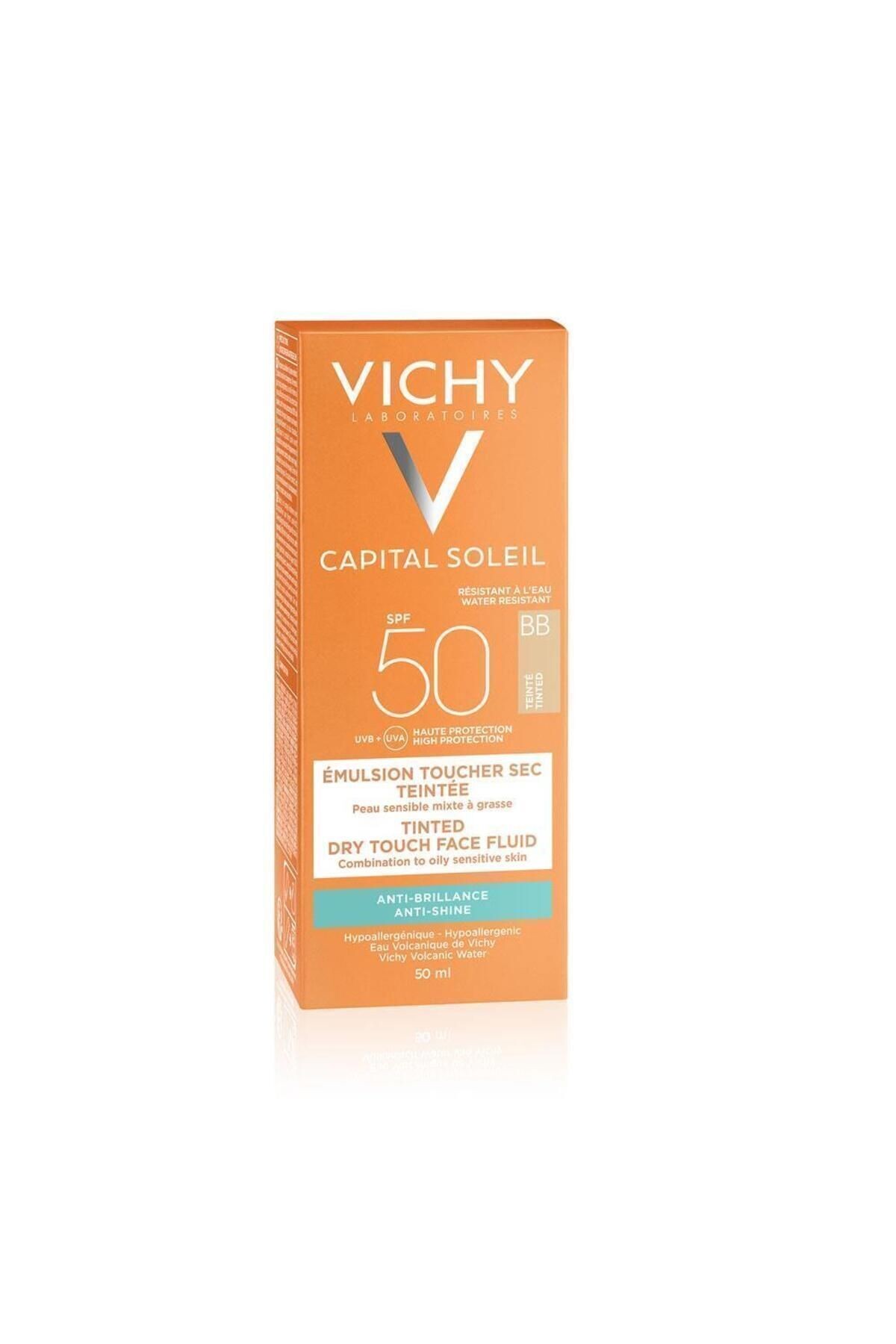 VICHY Capital Soleil SPF 50+ Güneş Koruyucu BB Emülsiyon Renkli 50 ml