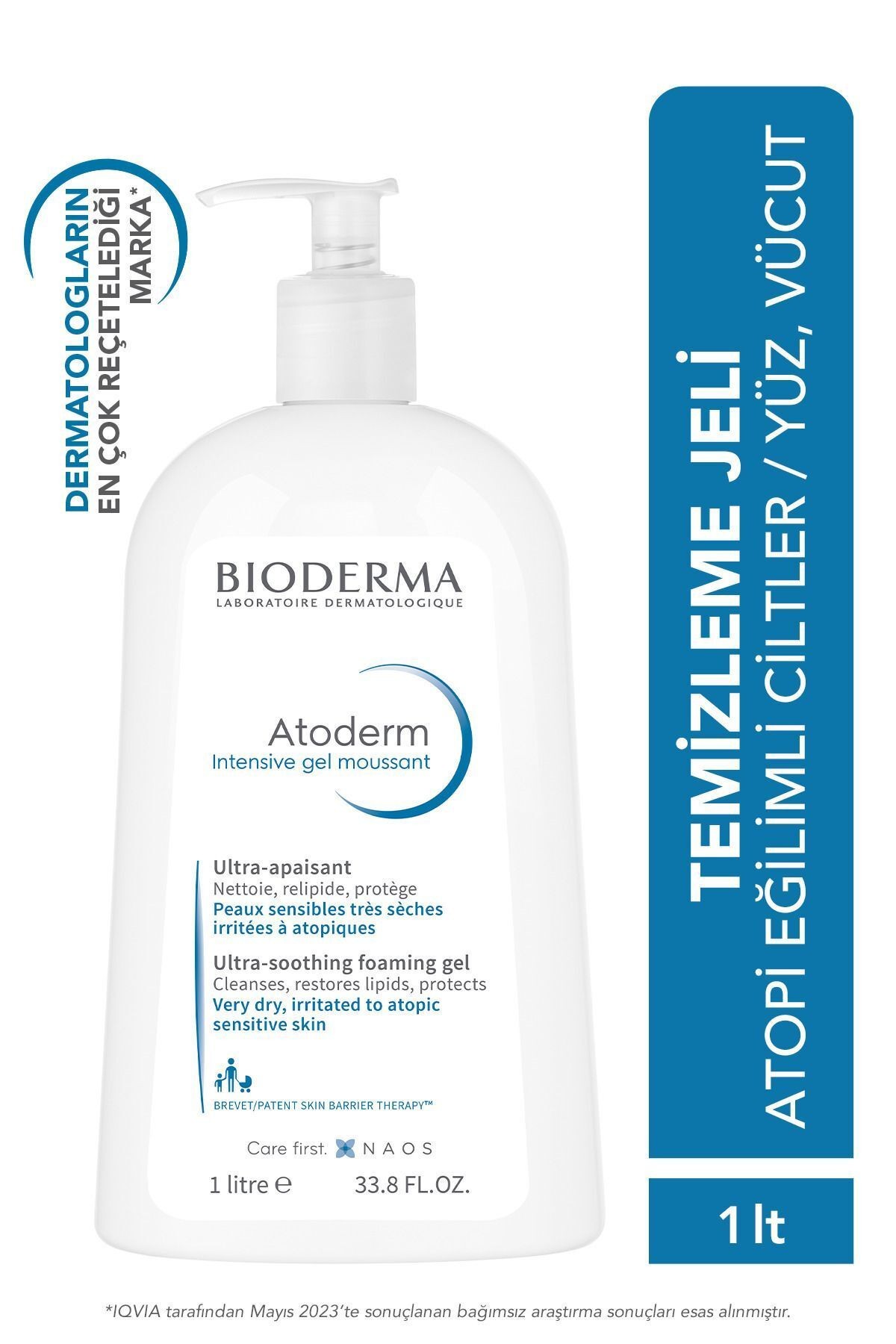 BIODERMA Atoderm Intensive Foaming Gel 1 Lt