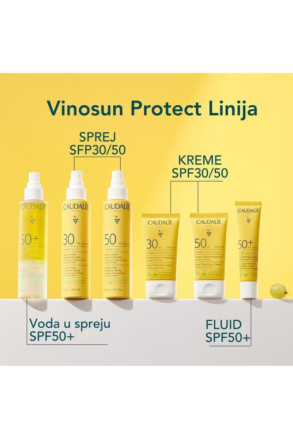 CAUDALİE Vinosun Yüksek Koruma Sağlayan Güneş Koruyucu Krem SPF30 50 ml