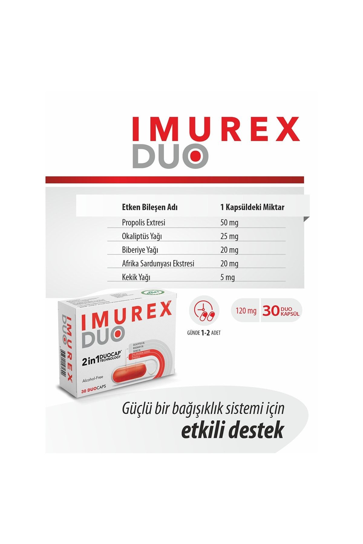 ANTİ Imurex Duo Tablet 