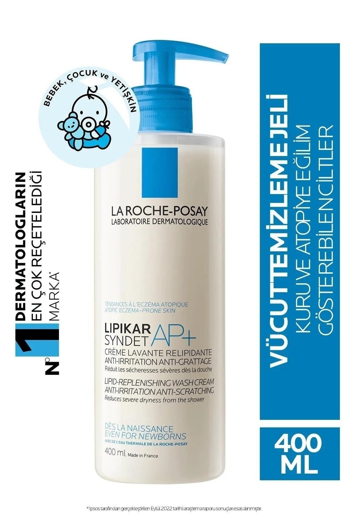 LA ROCHE POSAY Lipikar Syndet Ap+ Vücut Yıkama Jeli 400 Ml