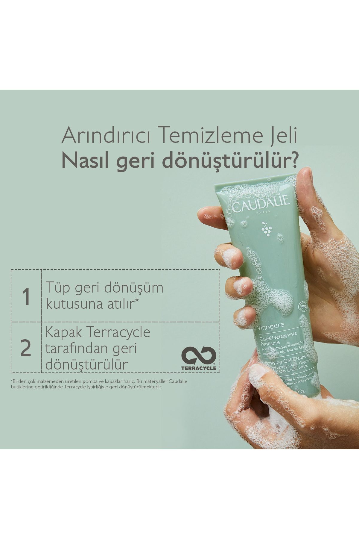 CAUDALİE Vinopure Arındırıcı Temizleme Jeli - 150mL