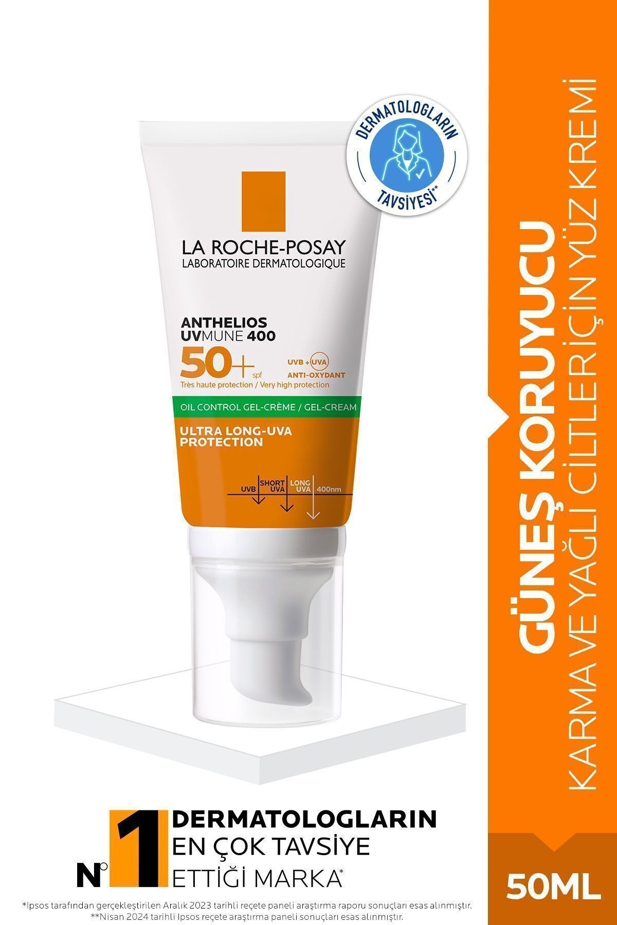 LA ROCHE POSAY Anthelios Oil Control Gel Cream Spf50+