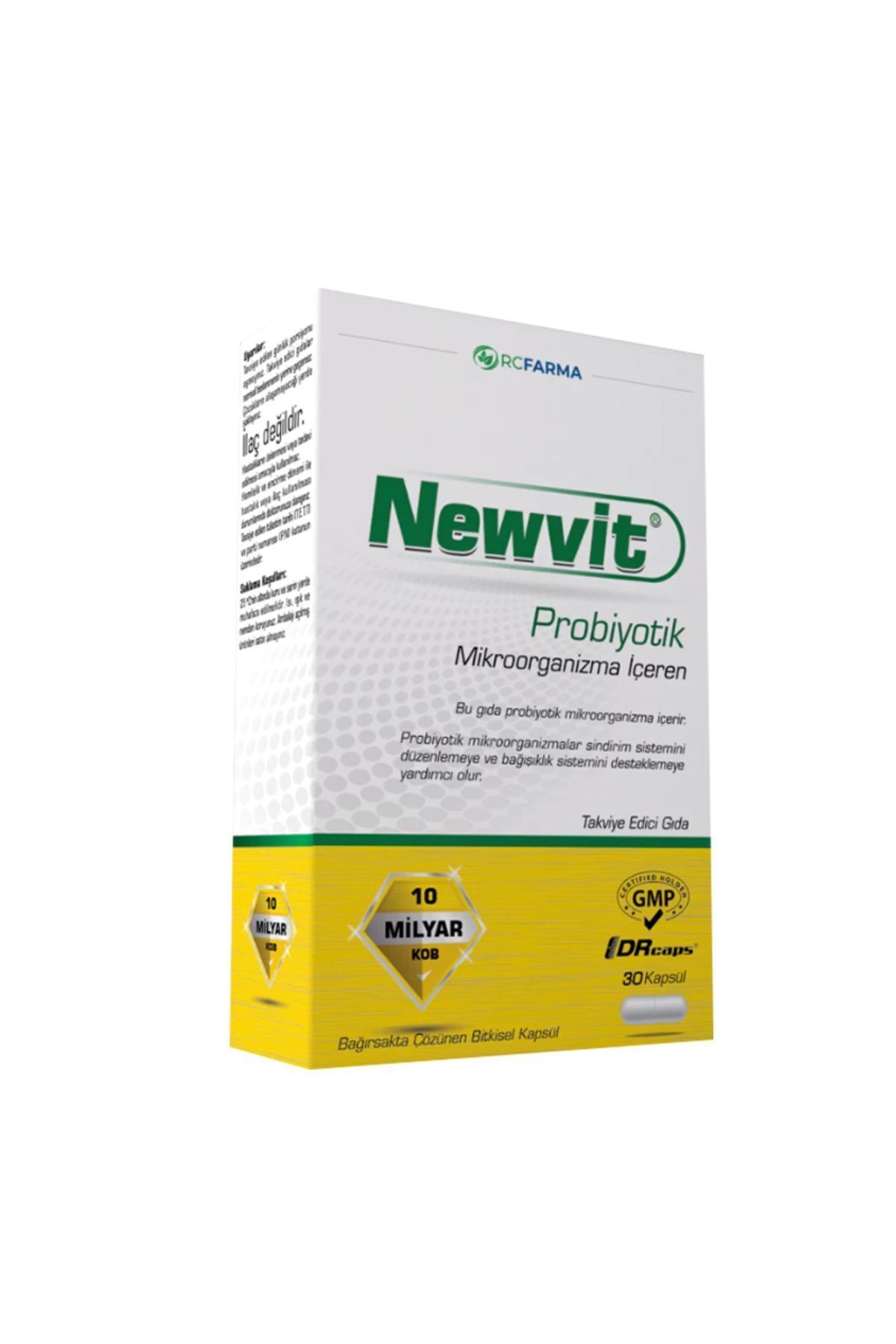 NEWVIT Probiyotik 30 Drcaps Kapsül