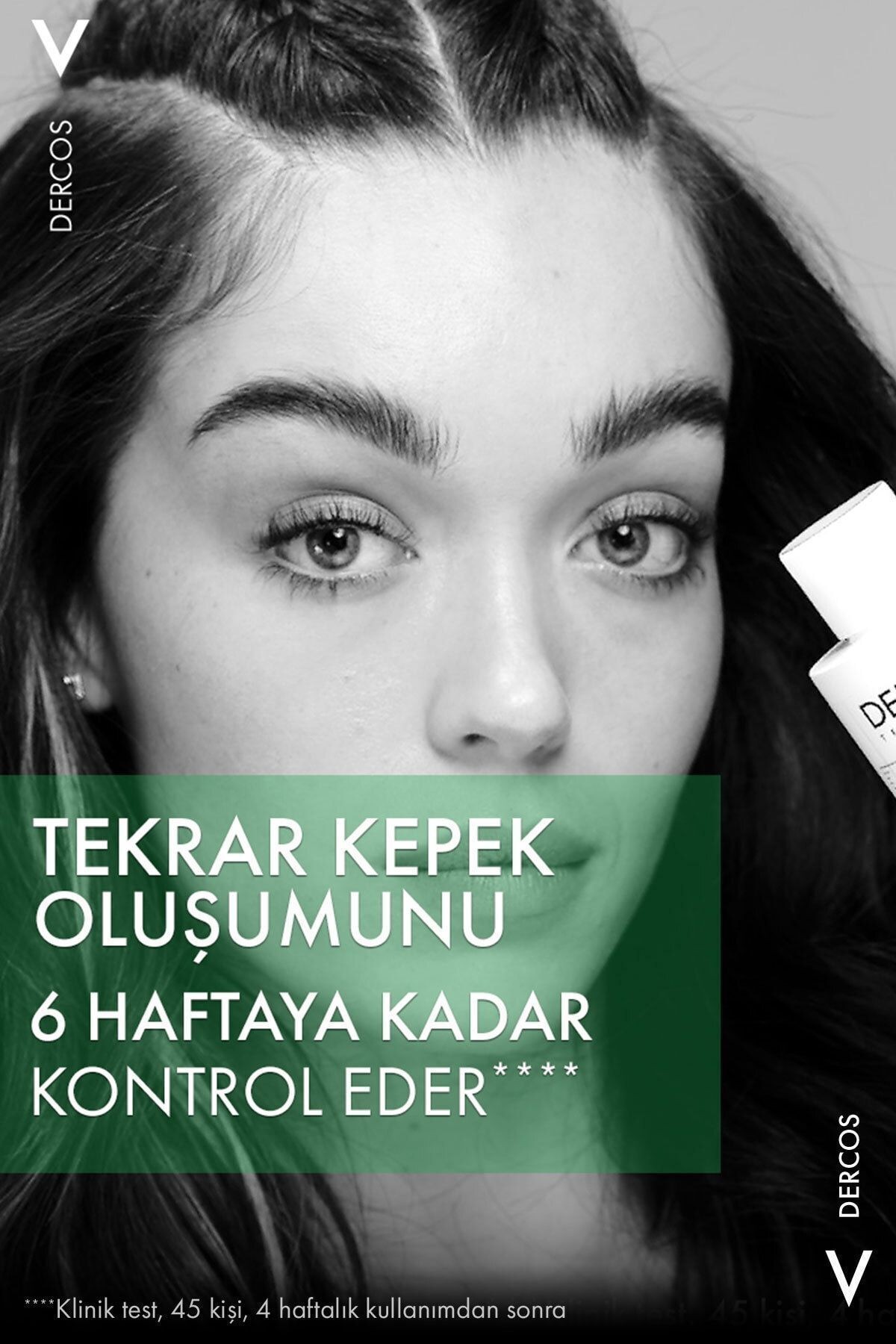 VICHY Dercos Normal/Yağlı Saçlar İçin Kepek Karşıtı Saç Bakım Şampuanı 200 ML