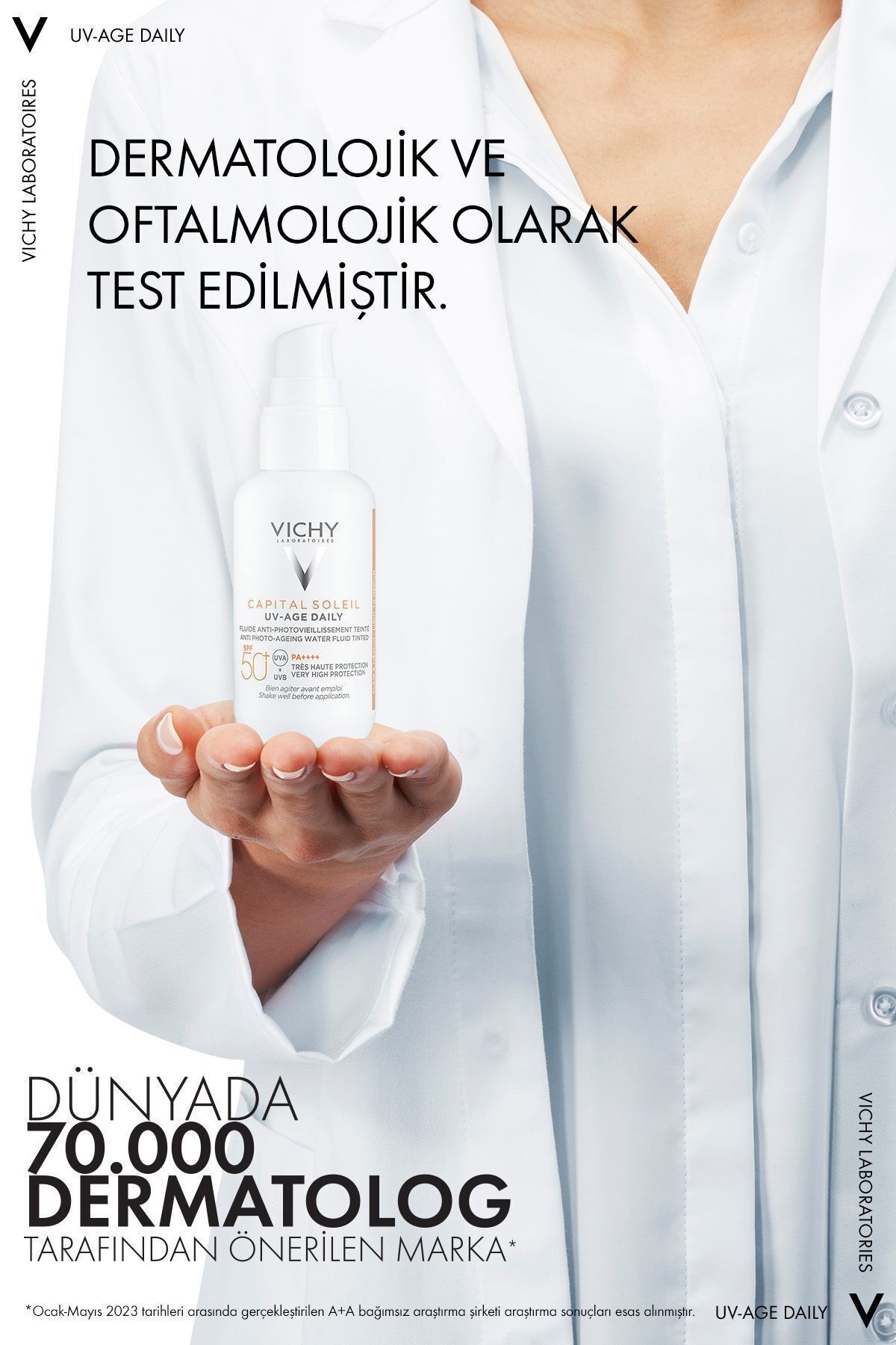 VICHY Capital Soleil Foto Yaşlanma Karşıtı Hafif Dokulu Renkli Güneş Koruyucu 40 ml Spf 50