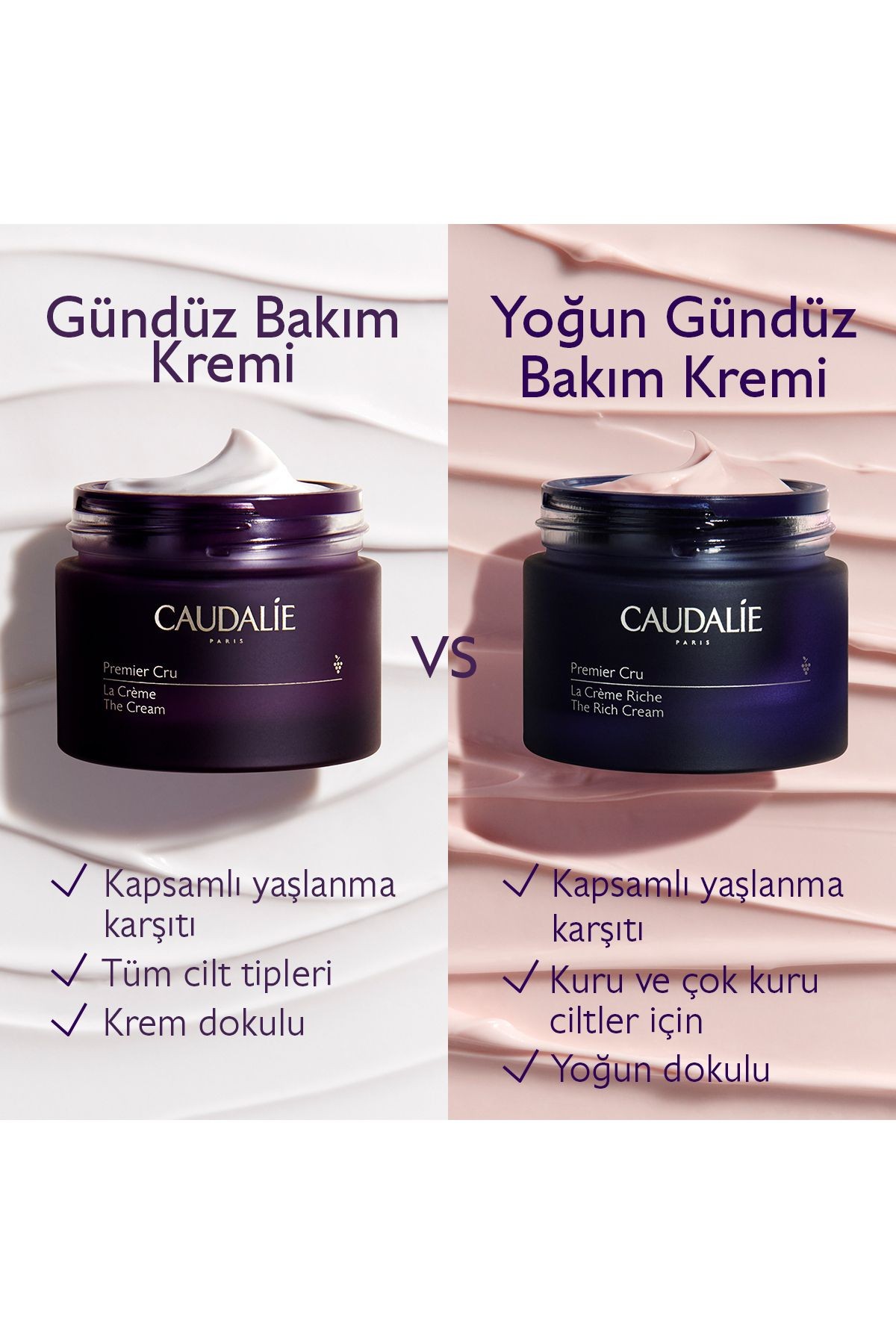 CAUDALİE Premier Cru Yoğun Bakım Kremi 50 ml