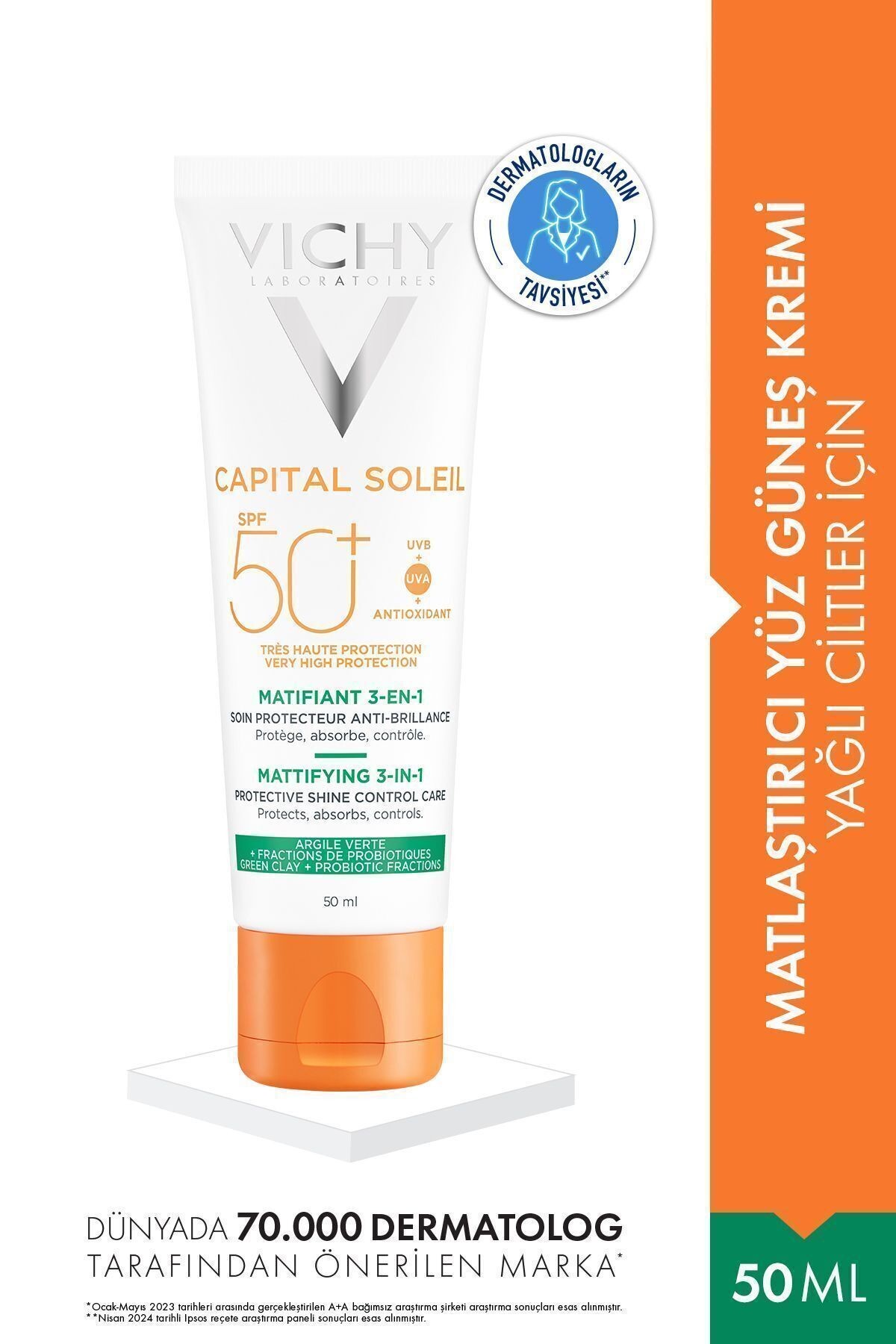 VICHY Capital Soleil Spf50 Güneş Kremi 50 ml