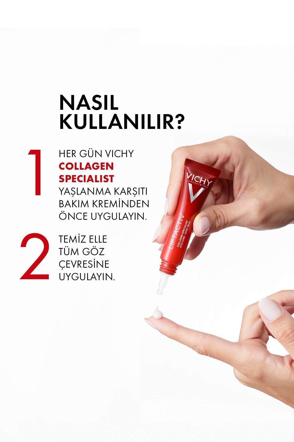 VICHY Liftactiv Collagen Specialist Yaşlanma Belirtilerine Karşı Göz Bakım Kremi