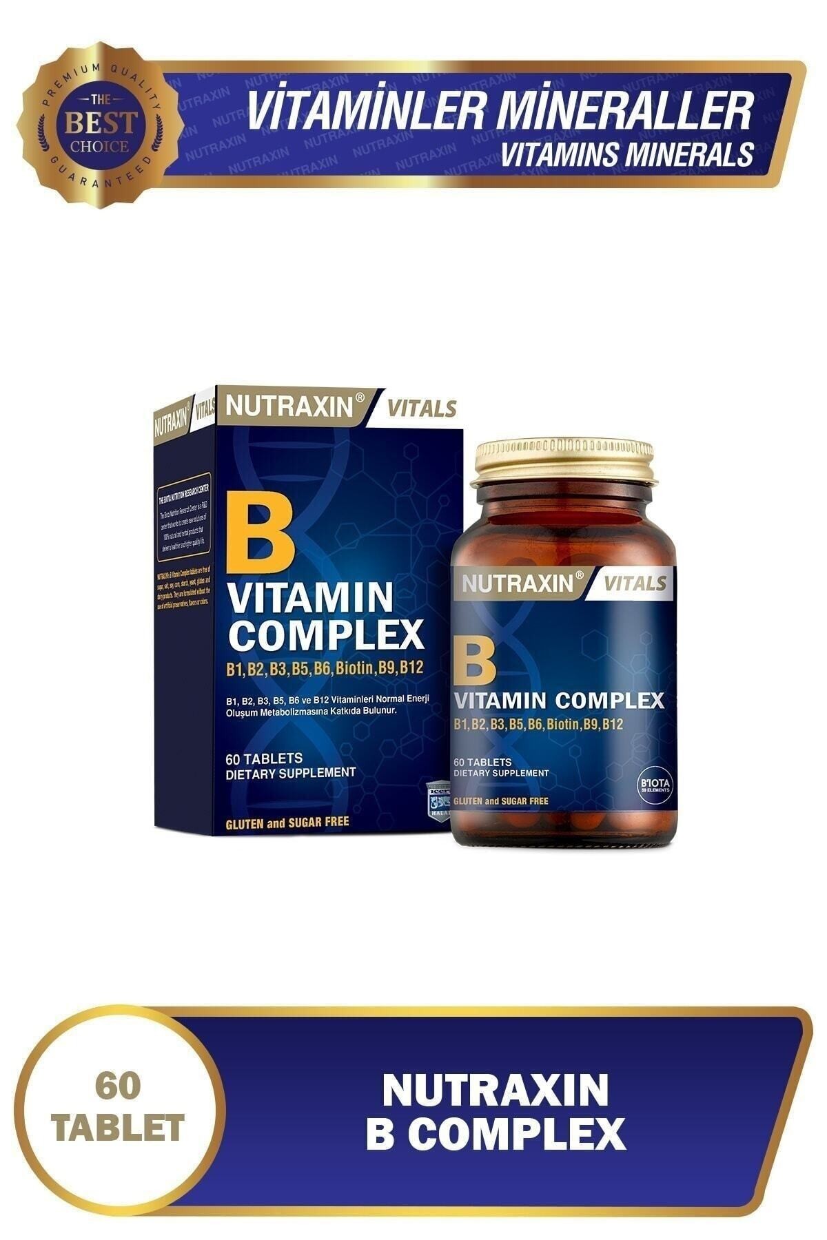 NUTRAXIN B Complex Vitamin 60 Tablet