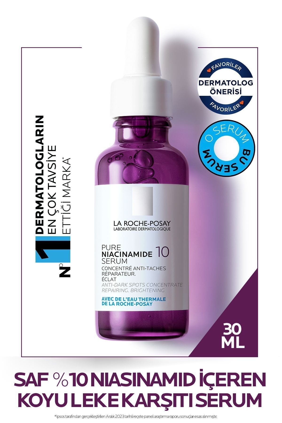 LA ROCHE POSAY Saf Niacinamide 10 Leke Karşıtı Serum 30 ml