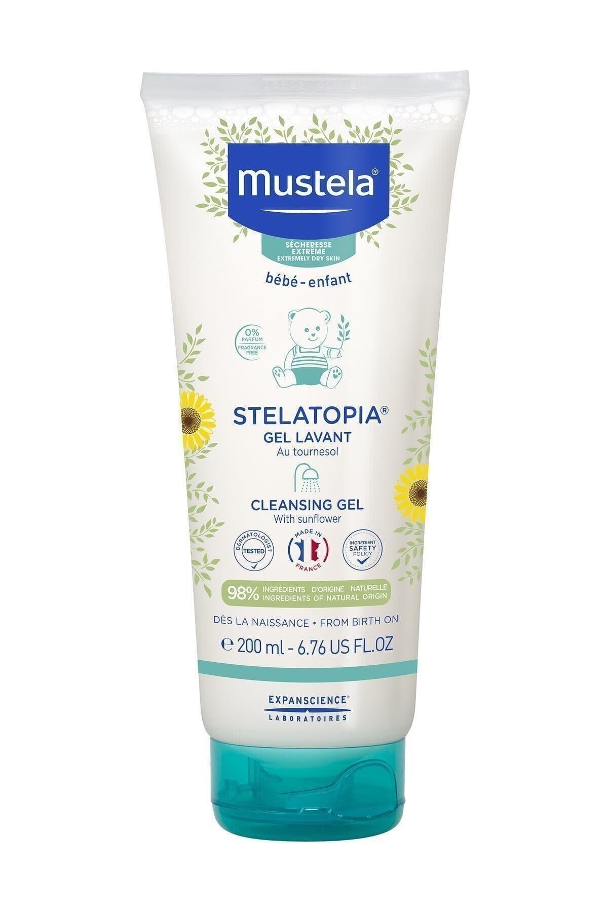 MUSTELA Stelatopia Çok Kuru Ciltler Için Şampuan 200 Ml