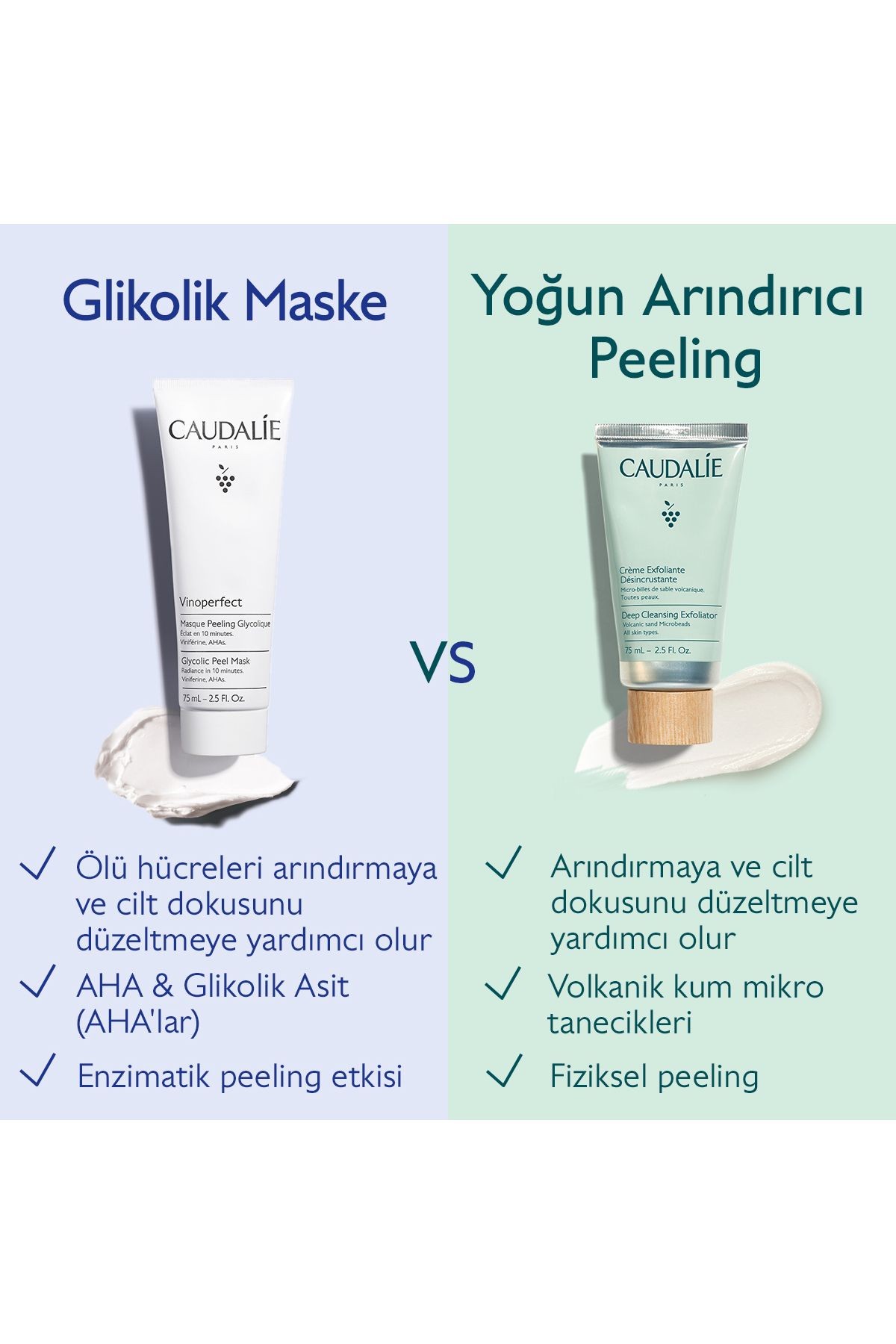 CAUDALİE Vinoperfect Glikolik Maske 75 ml