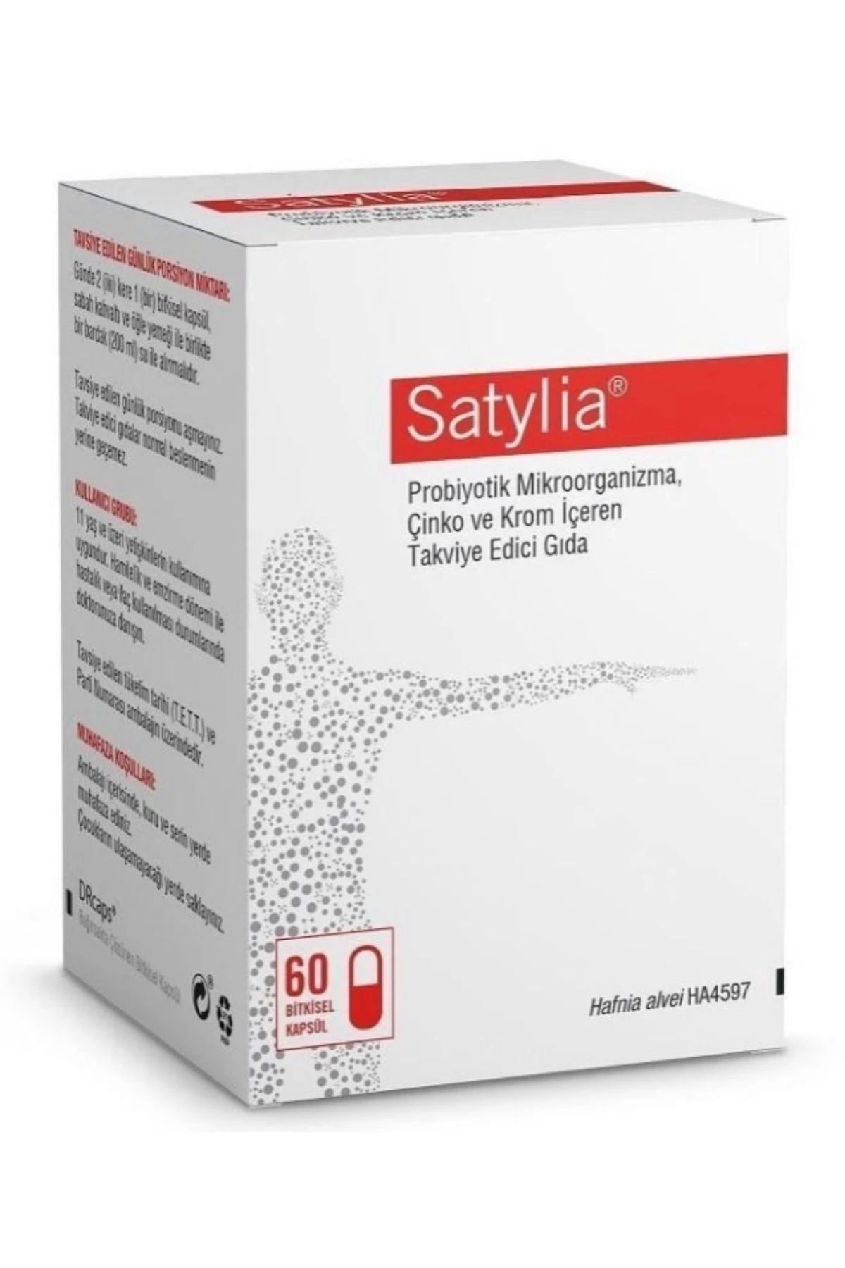 SATYLİA Pro-postbiyotik 60 Kapsül