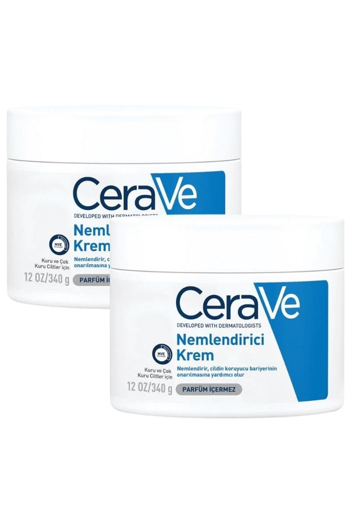 CERAVE Nemlendirici Krem 340 gr Avantaj Paket 2'li