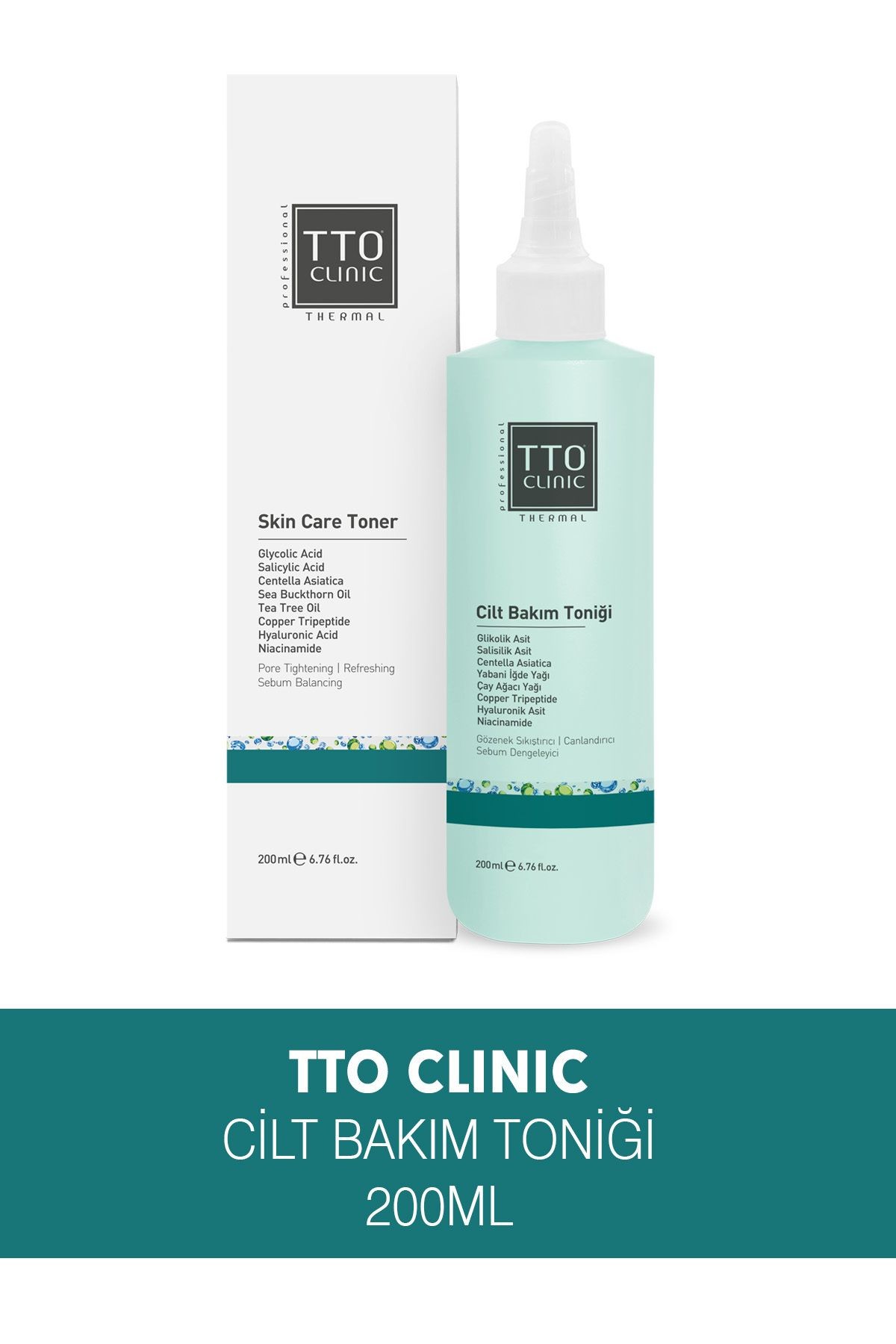 TTO CLINIC CİLT BAKIM TONİĞİ 200 ML