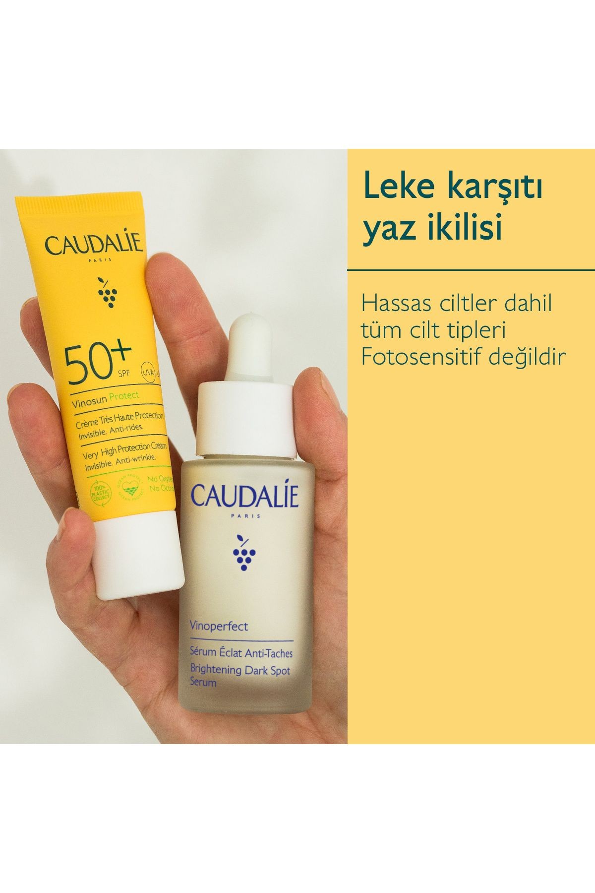 CAUDALİE Vinosun Spf50+ Ocean Protect Güneş Koruyucu Krem 40 Ml