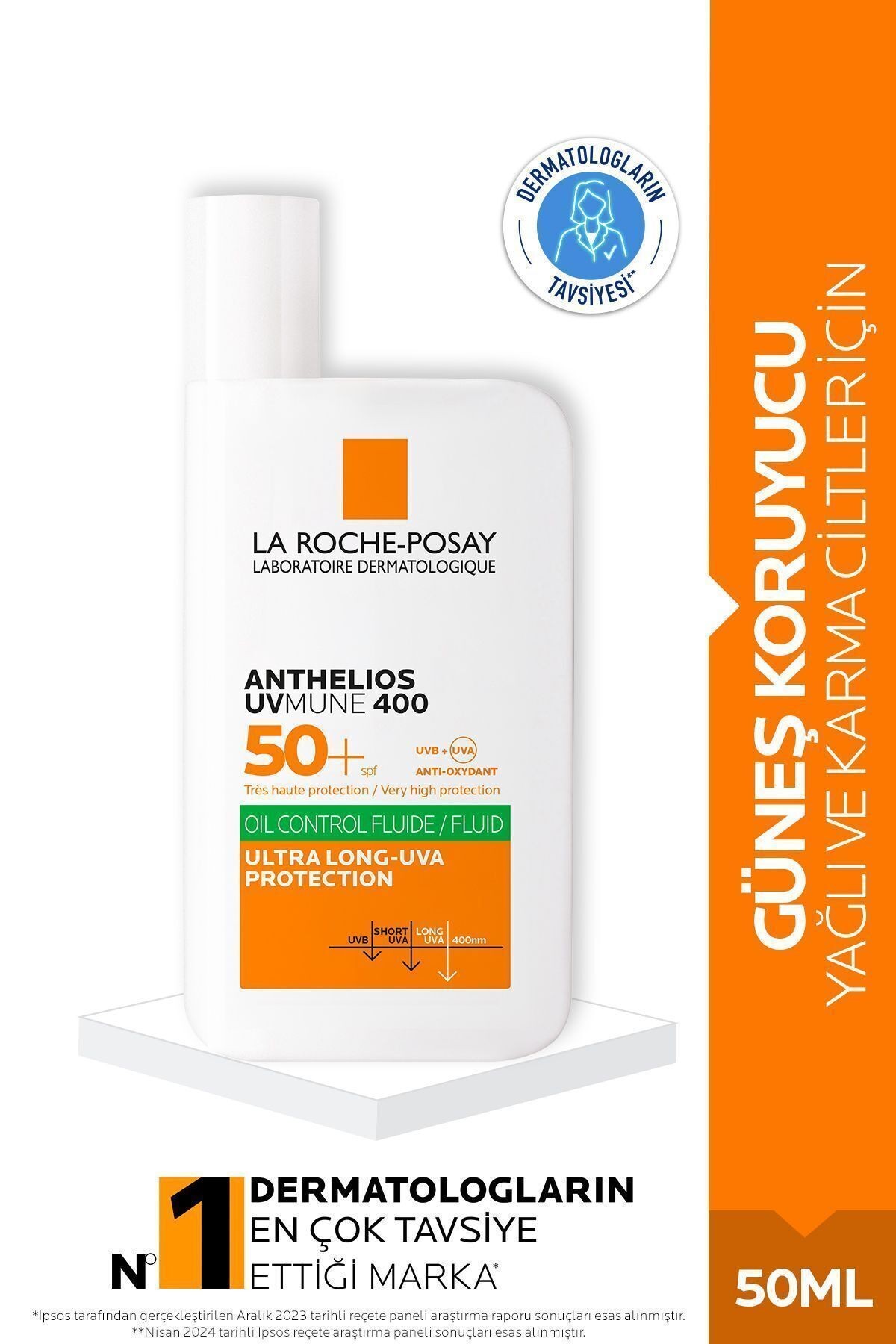 LA ROCHE POSAY Anthelios Oil Control Fluid Spf50  50 ml