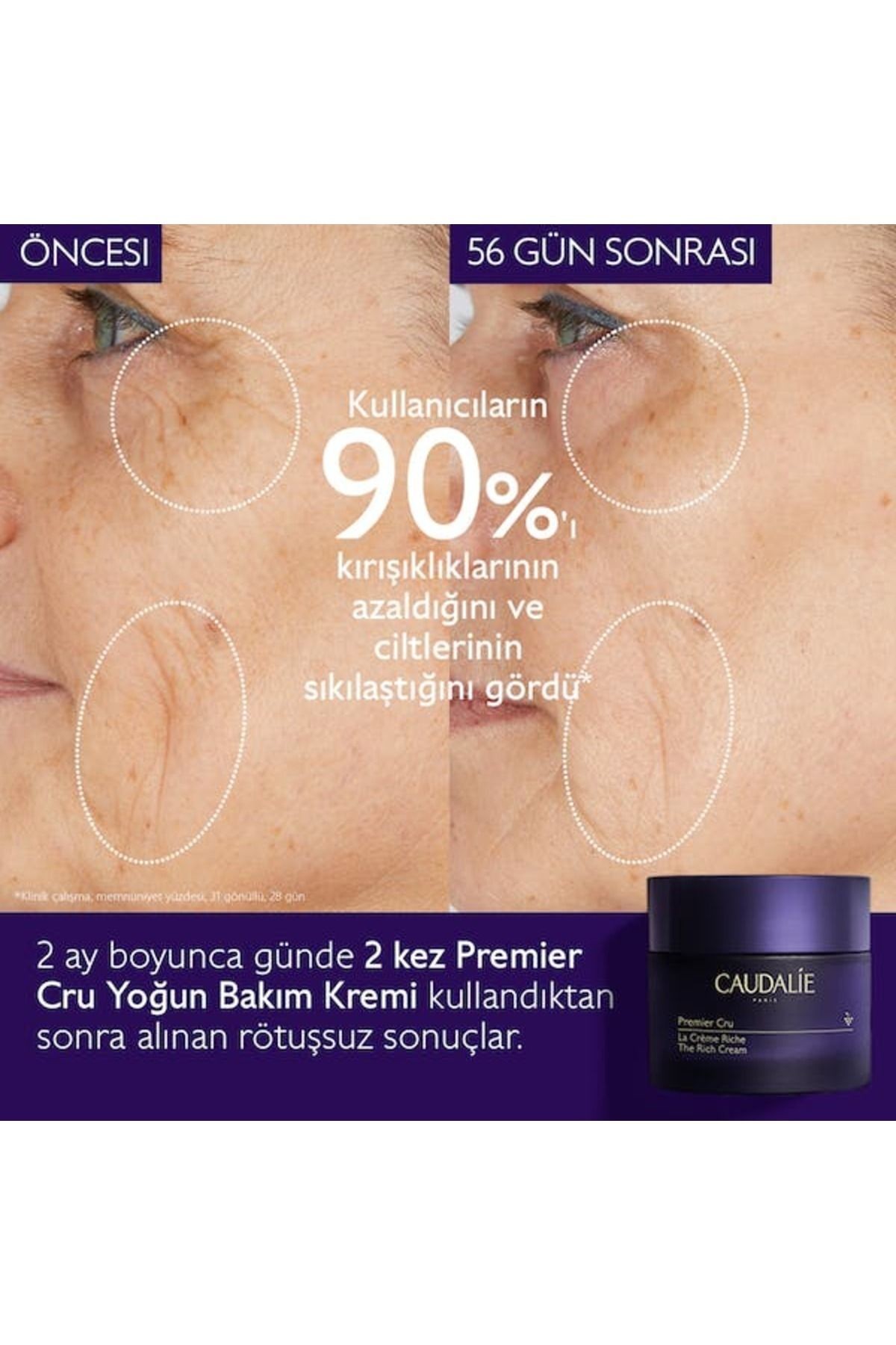 CAUDALİE Premier Cru Yoğun Bakım Kremi 50 ml