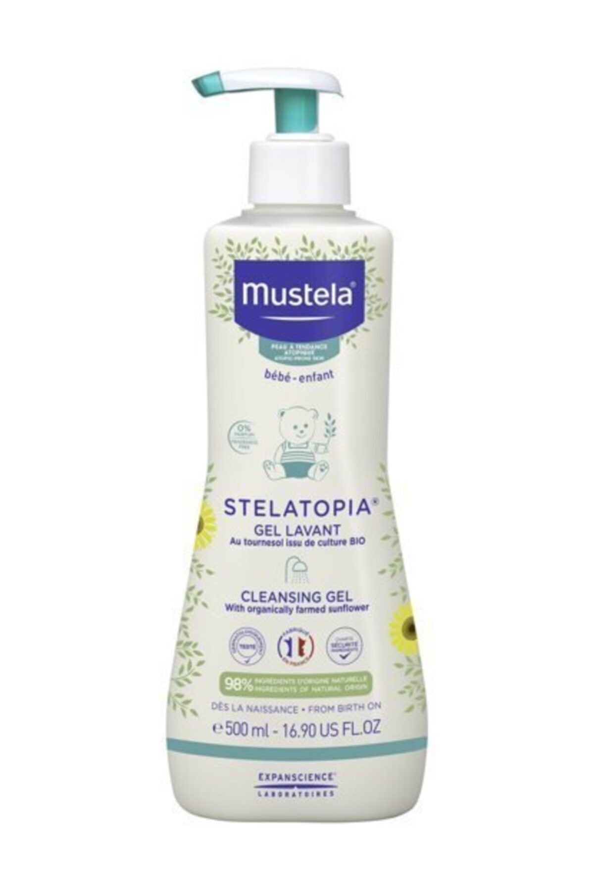 MUSTELA Stelatopia Cleansing Gel Şampuan 500 ml 