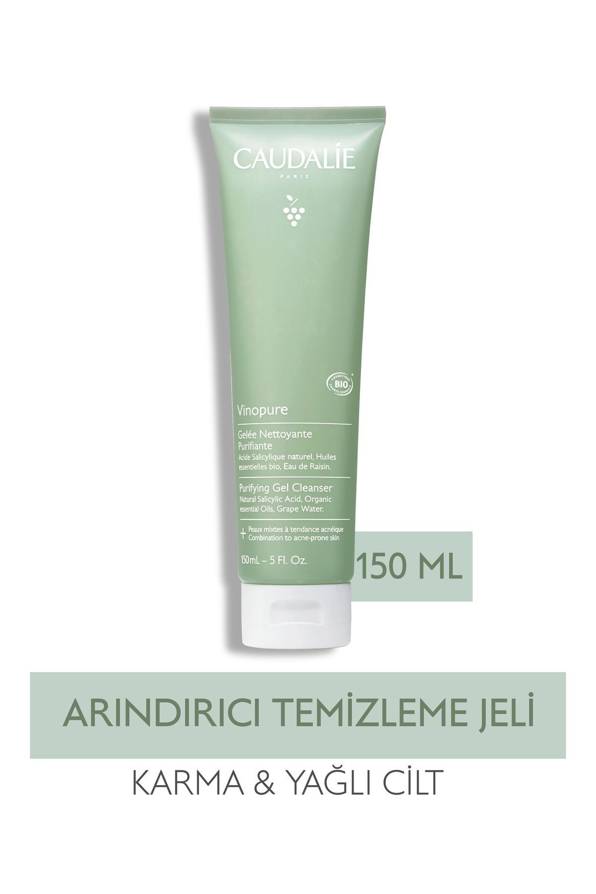 CAUDALİE Vinopure Arındırıcı Temizleme Jeli - 150mL