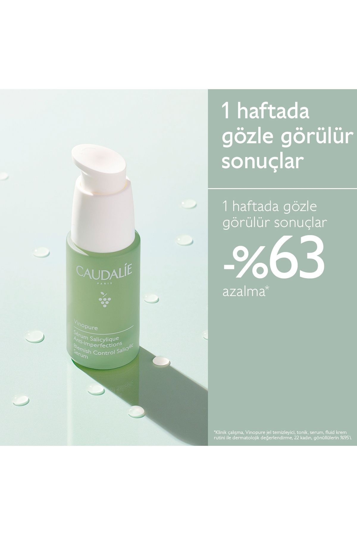 CAUDALİE Vinopure Akne Karşıtı SALİSİLİK Serum 30ML