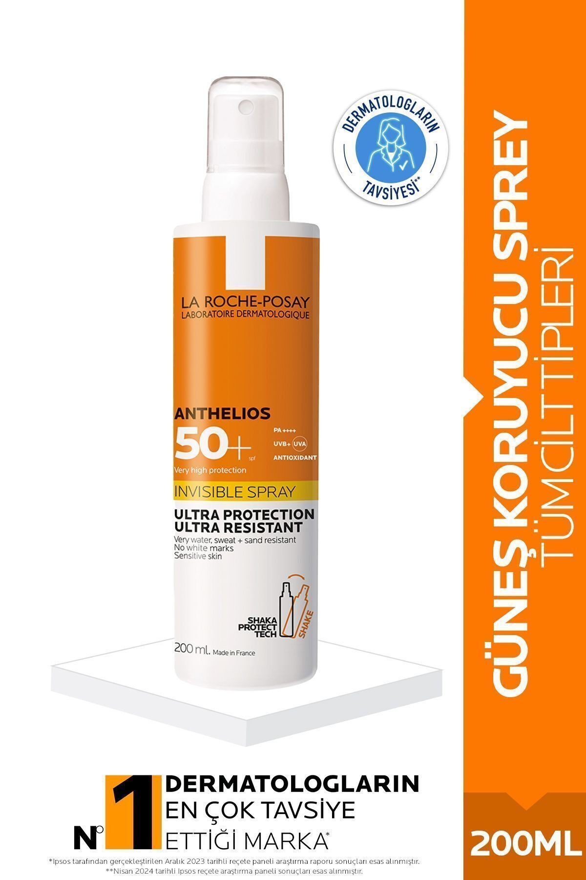 LA ROCHE POSAY Anthelios Invisible Spray SPF 50+  200ml